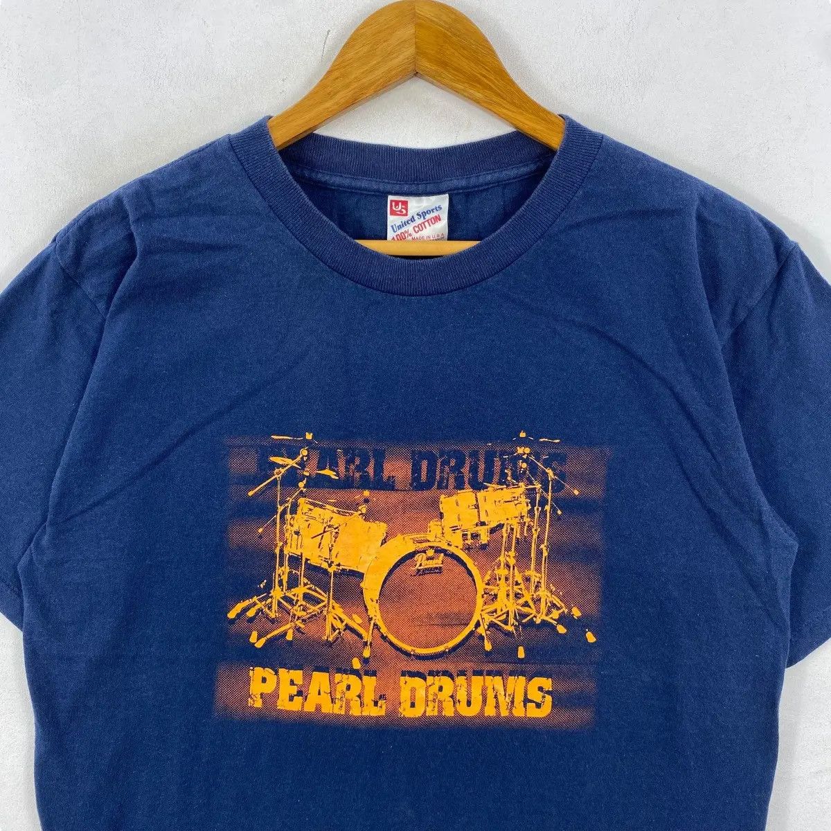 Vintage Vintage 90's PEARL DRUMS Bold Graphic Tee Shirt Large Size Size US L / EU 52-54 / 3 - 2 Thumbnail