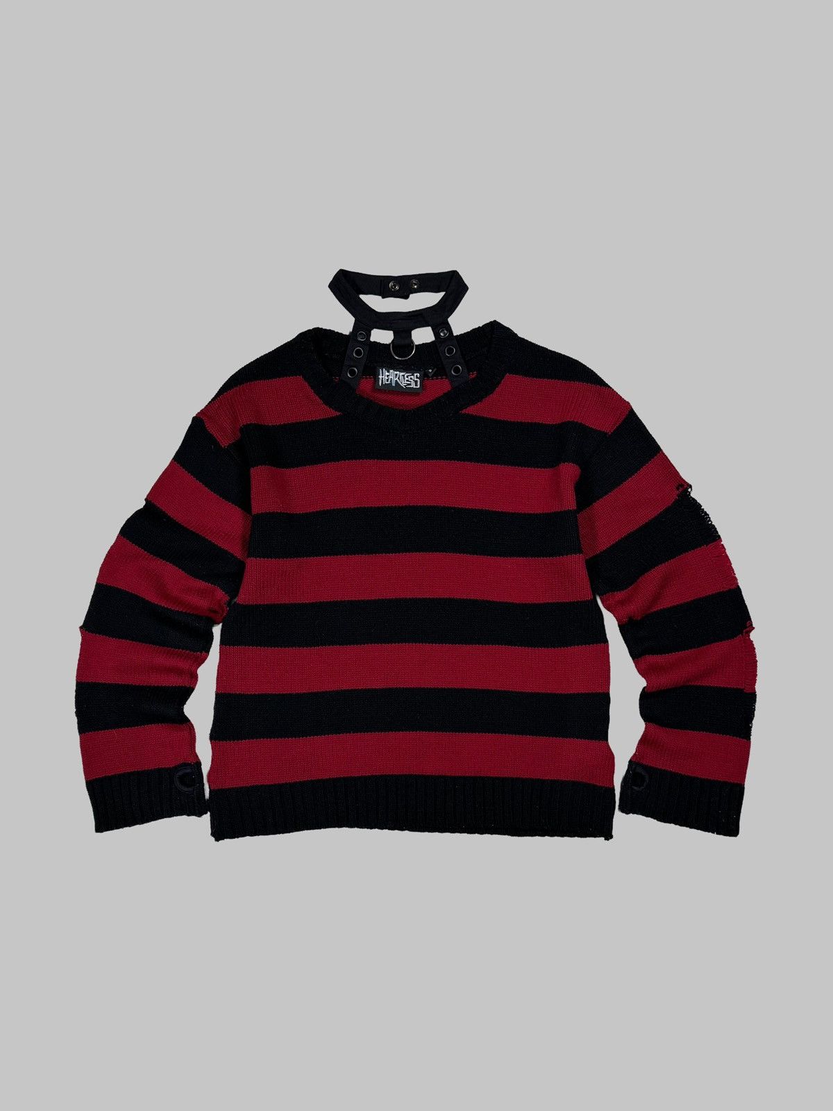 Japanese Brand Heartless Gothic Sweater Ifsixwasnine LGB Nirvana Style Y2K Size US M / EU 48-50 / 2 - 1 Thumbnail