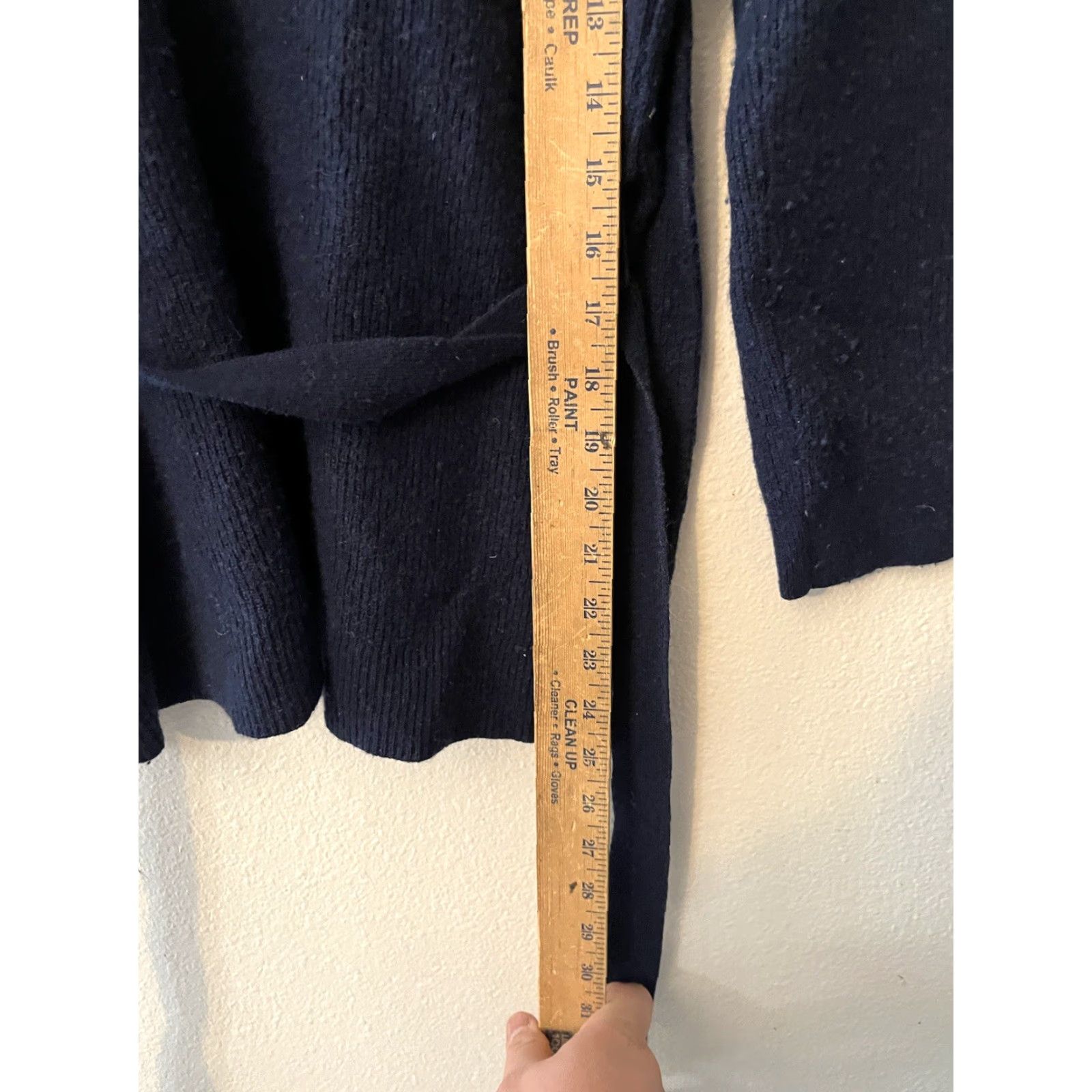 Banana Republic Banana Republic Sweater Cardigan Womens M Blue Belted Wool Cashmere Blend Size M / US 6-8 / IT 42-44 - 5 Thumbnail