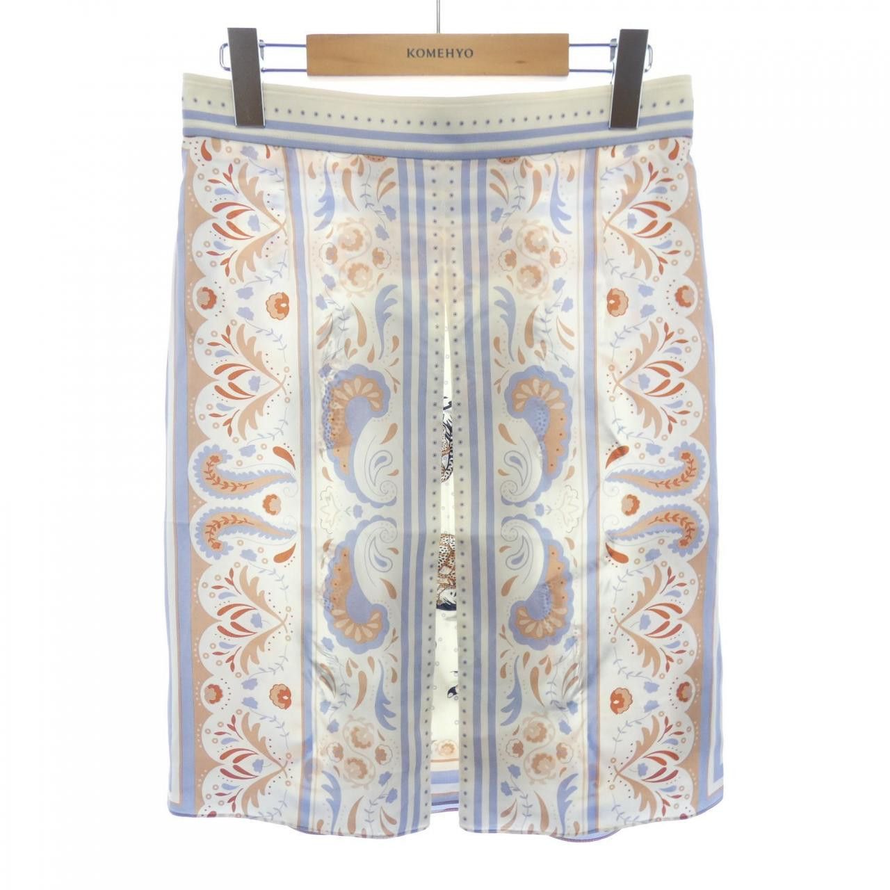 Hermes Hermes Hermès 5E0343DS Silk Skirt 36 Others Skirts DUTY FREE for USA Size ONE SIZE - 1 Thumbnail