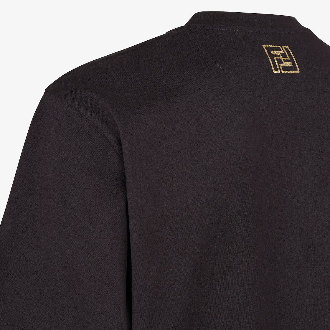 Fendi o1s1wg110126 T-Shirt in Black Size US L / EU 52-54 / 3 - 3 Thumbnail