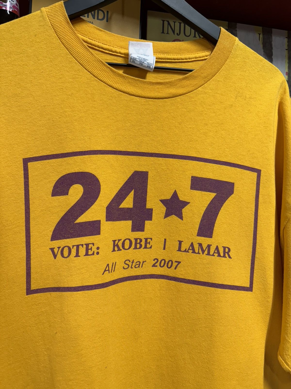 Vintage Vintage 07’ Lakers All Star Game Vtg Kobe Tee XLarge Size US XL / EU 56 / 4 - 2 Thumbnail