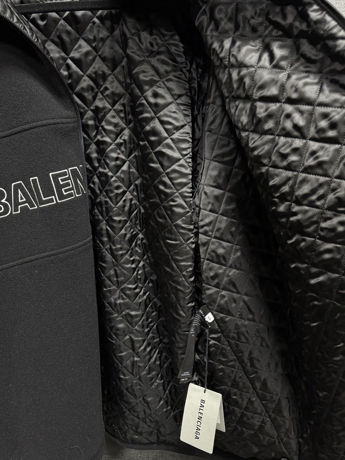 Balenciaga Balenciaga zip-up logo jacket wool Size US M / EU 48-50 / 2 - 5 Thumbnail