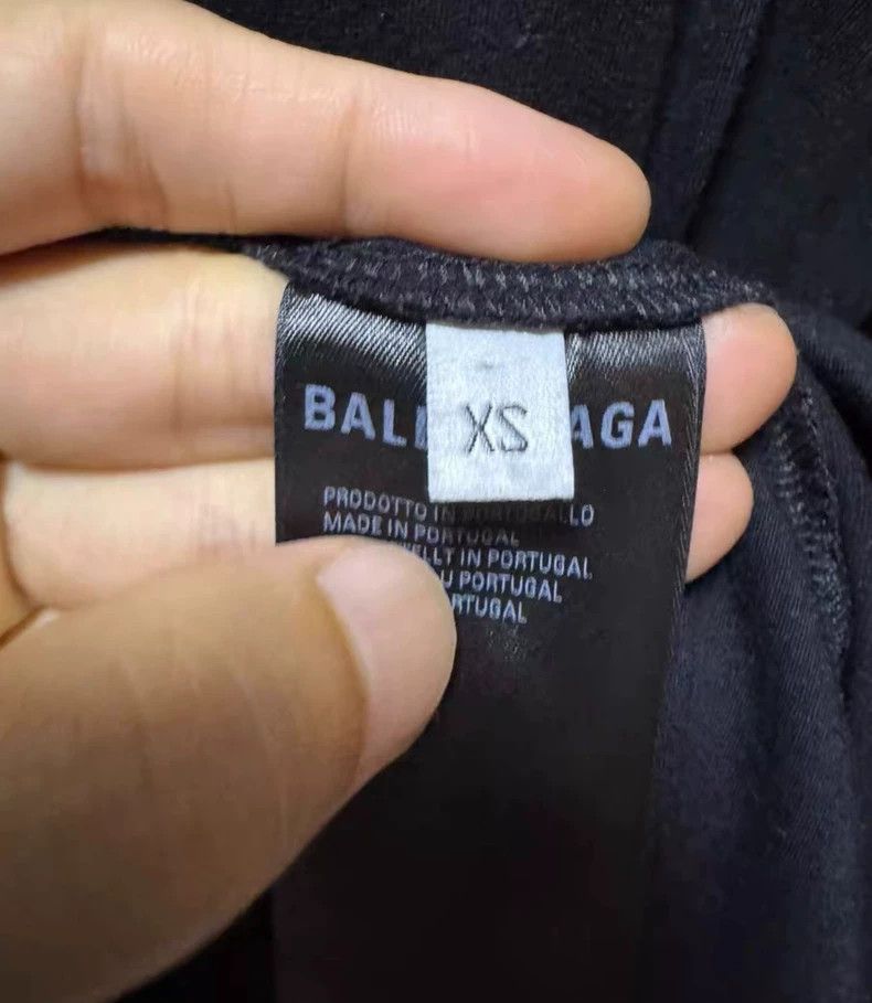 Balenciaga Balenciaga Embroidered slogan crew neck loose short sleeve Size US XS / EU 42 / 0 - 4 Thumbnail