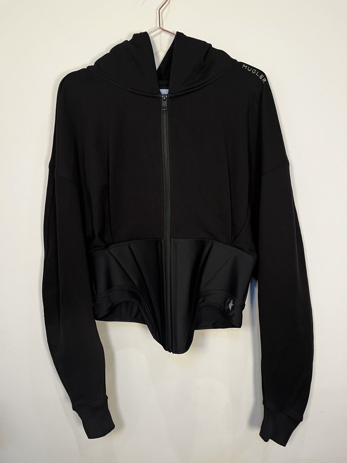 Mugler H&M Black Corset Hoodie (unisex)