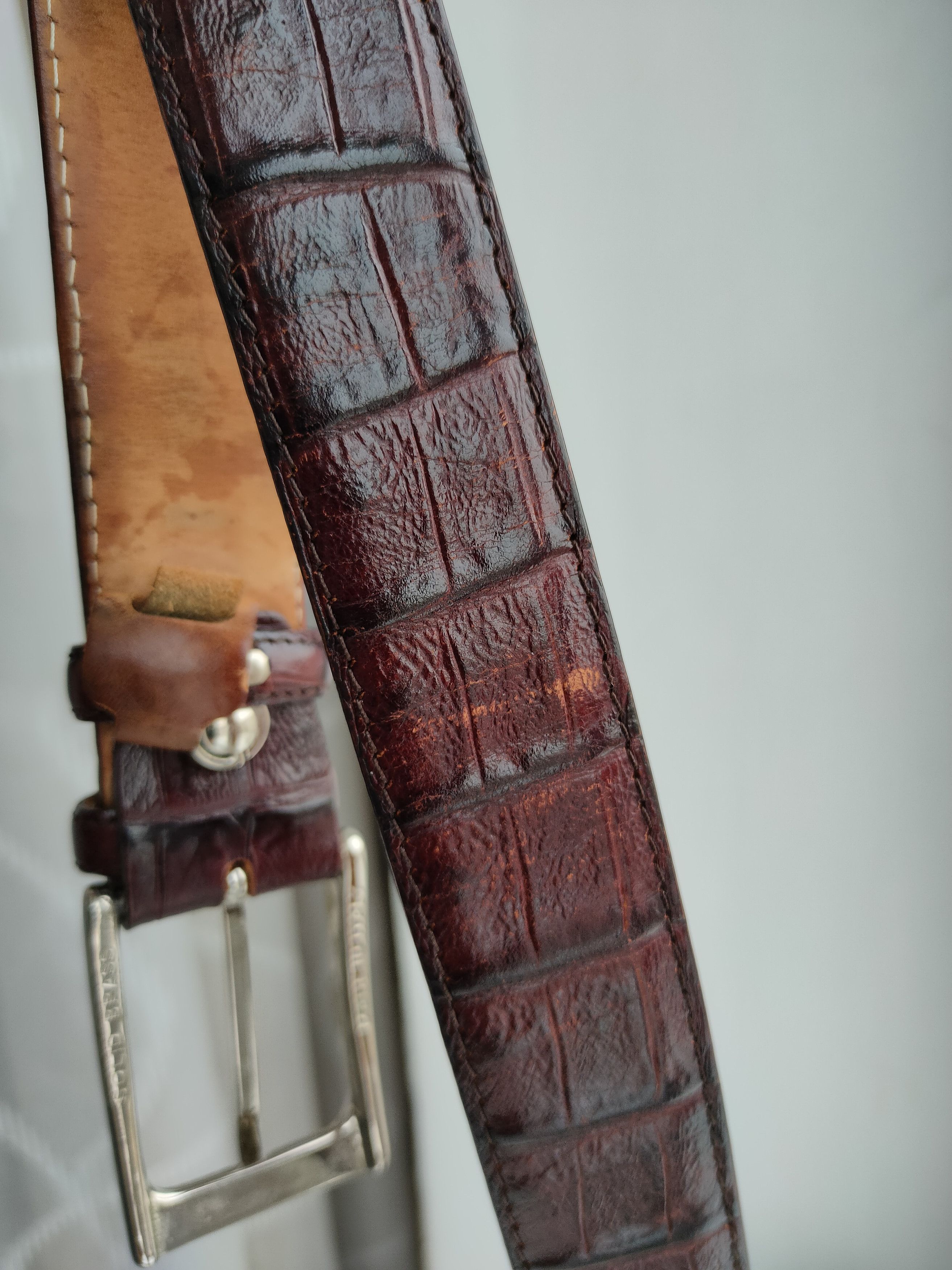 Vintage Robert Charles Vintage Leather Belts Men's Made in Italy Size ONE SIZE - 9 Thumbnail