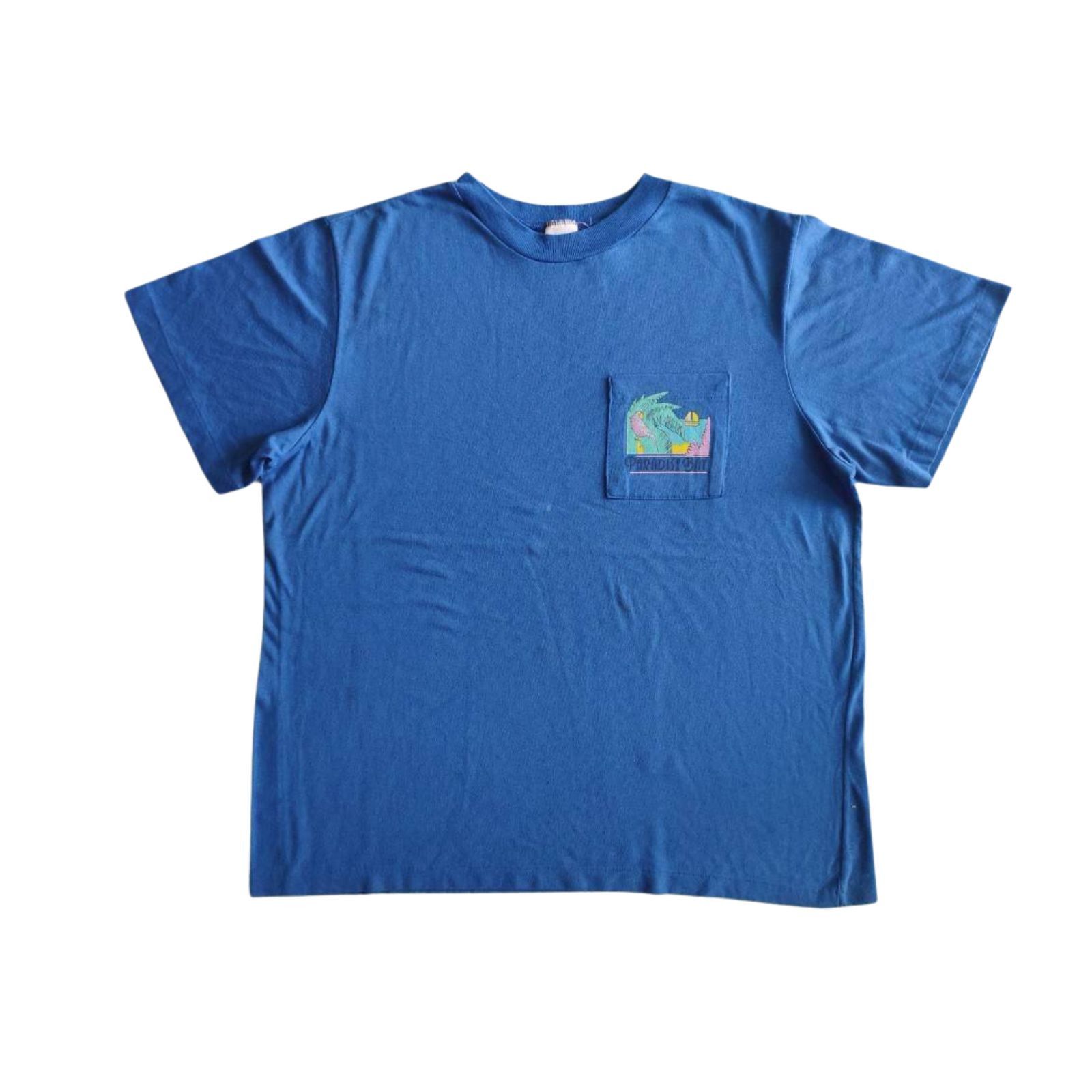 Other 80s vintage xl pocket t shirt paradise bay parrot Size US XL / EU 56 / 4 - 1 Thumbnail
