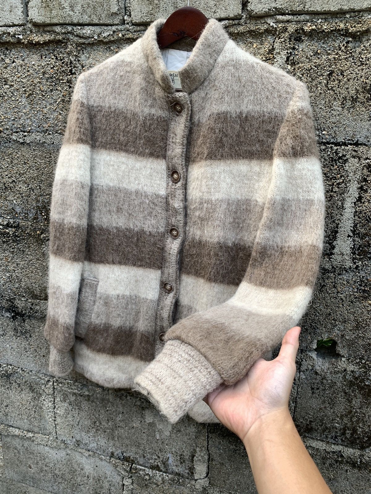 Japanese Brand Vintage Hilda Ltd Button Up Mohair Jacket Size M / US 6-8 / IT 42-44 - 7 Thumbnail