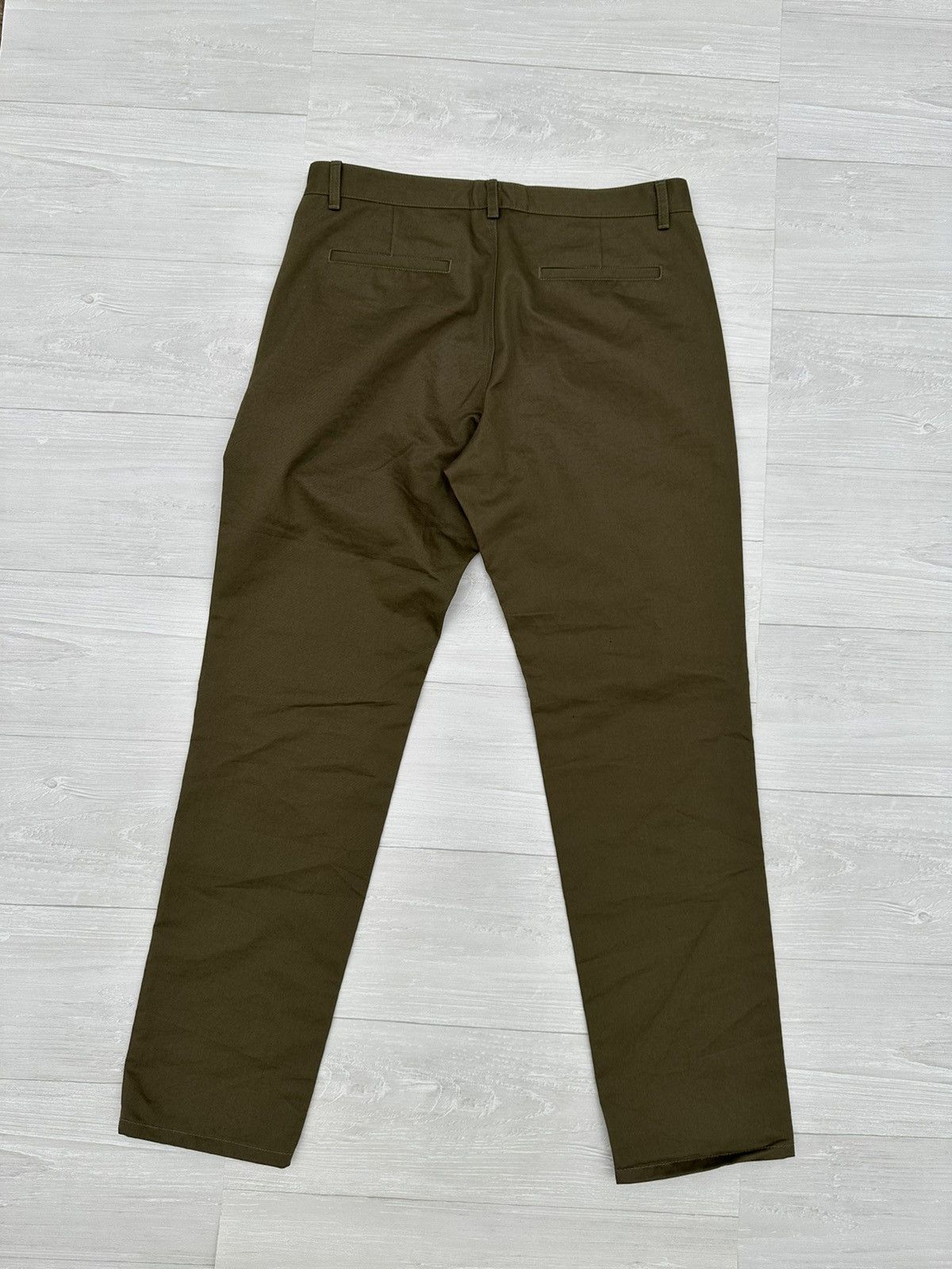 A.P.C. A.P.C Green Classic Cotton-Gabardine Chinos Sz. 31 Size US 31 - 3 Thumbnail