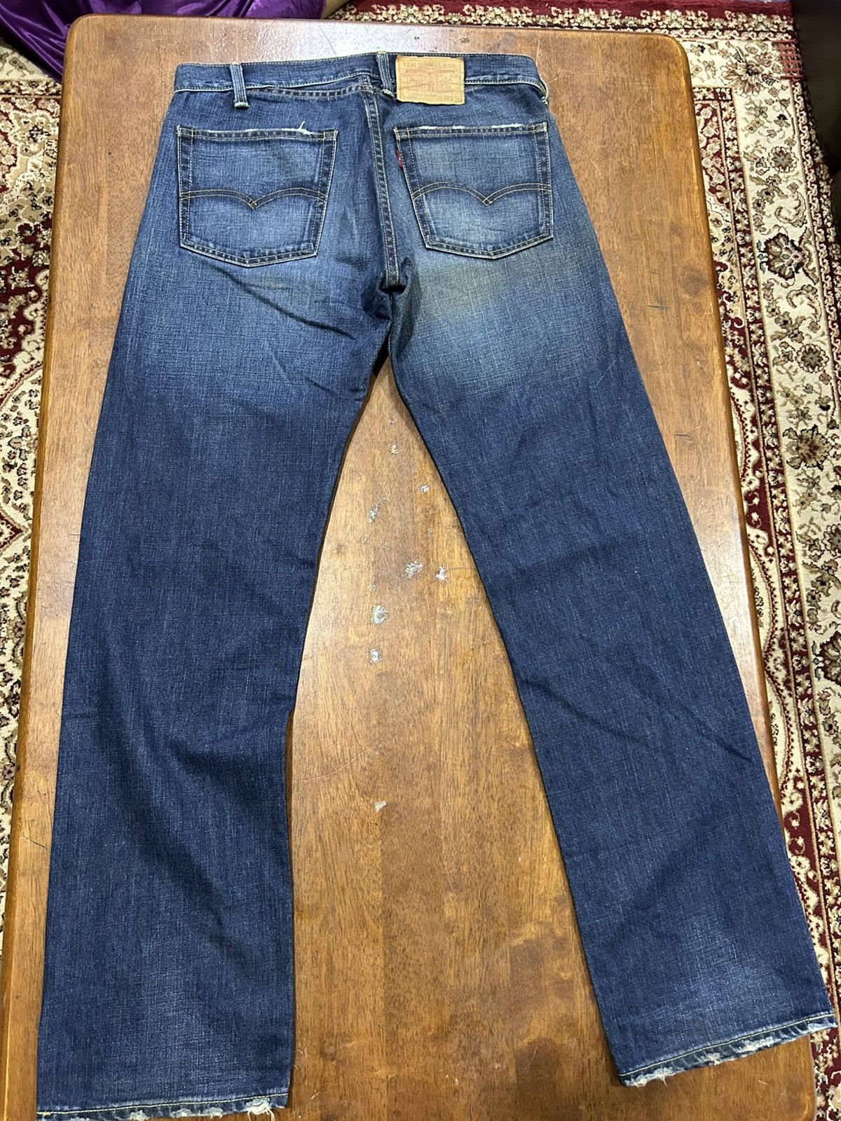 Levi's × Vintage Levis 501 Redline Jeans Size US 32 / EU 48 - 6 Thumbnail