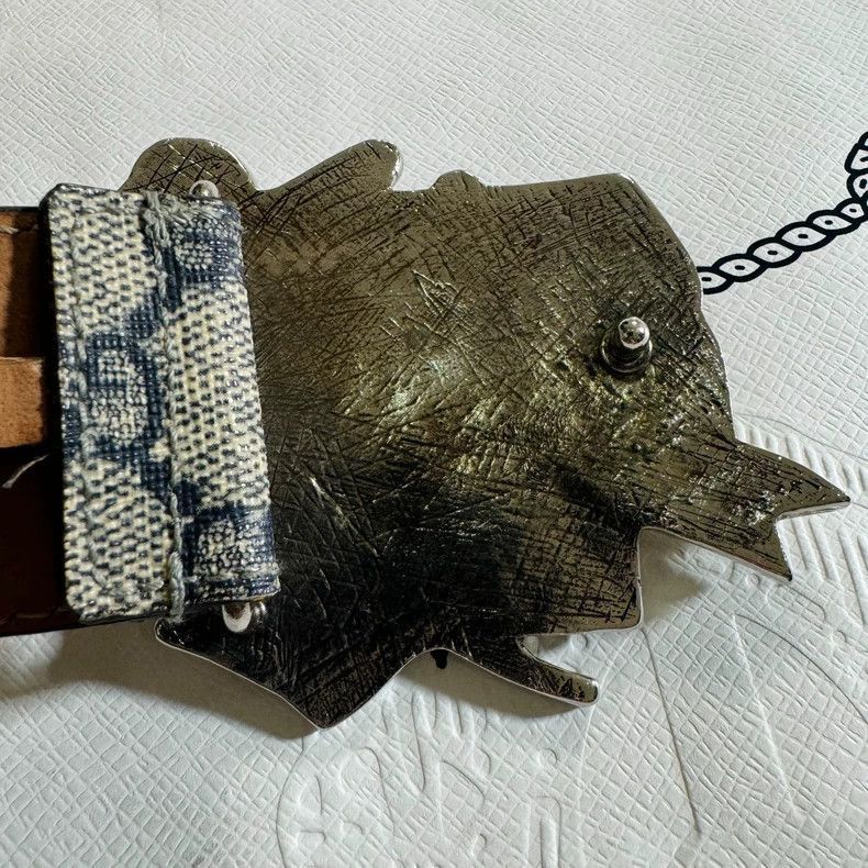 Gucci Gucci Limited Edition Enamel Anchor Belt-2505 Size ONE SIZE - 3 Thumbnail