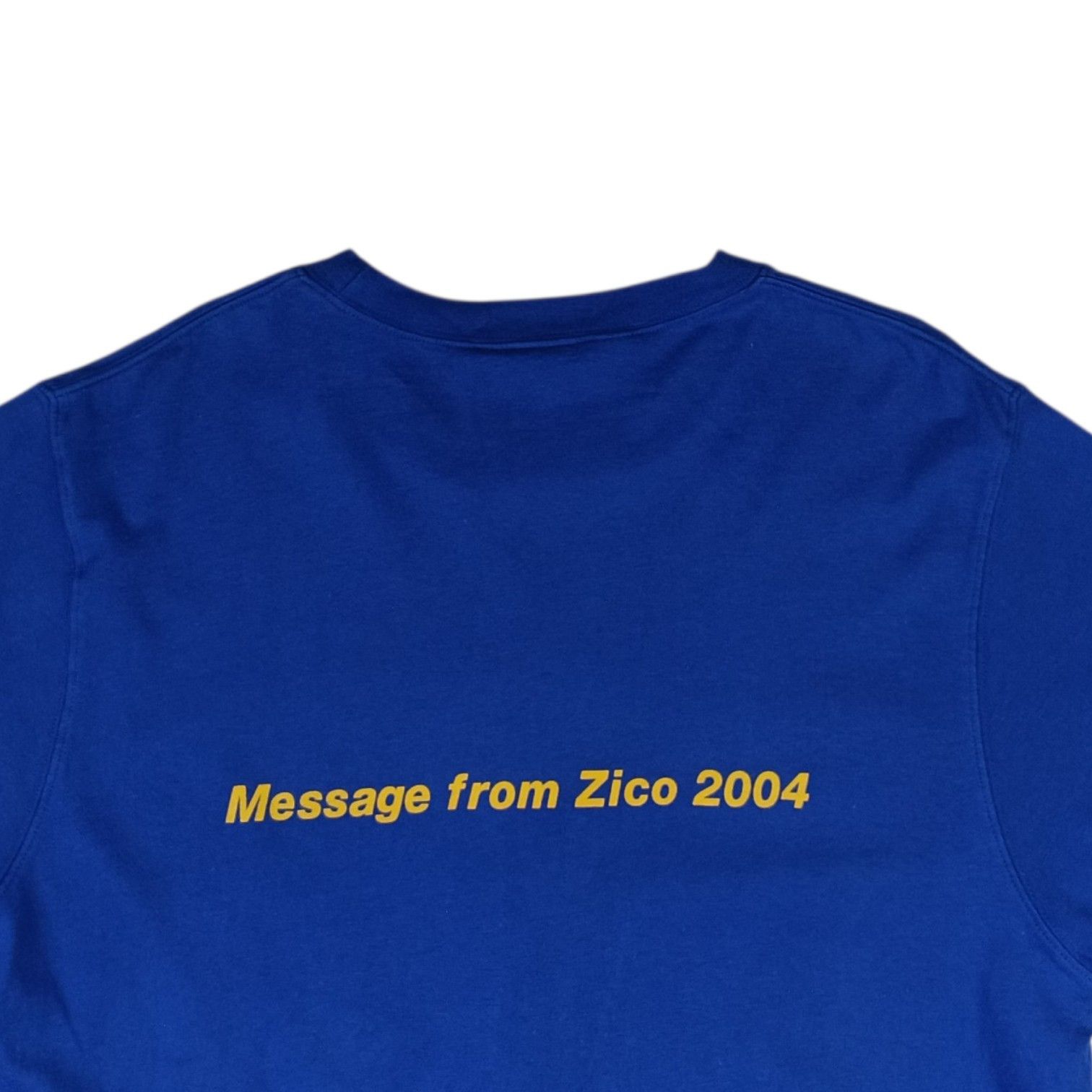Adidas Vintage 2004 ADIDAS Japan Soccer T-Shirt Zico Brazil Jersey Size US L / EU 52-54 / 3 - 9 Thumbnail