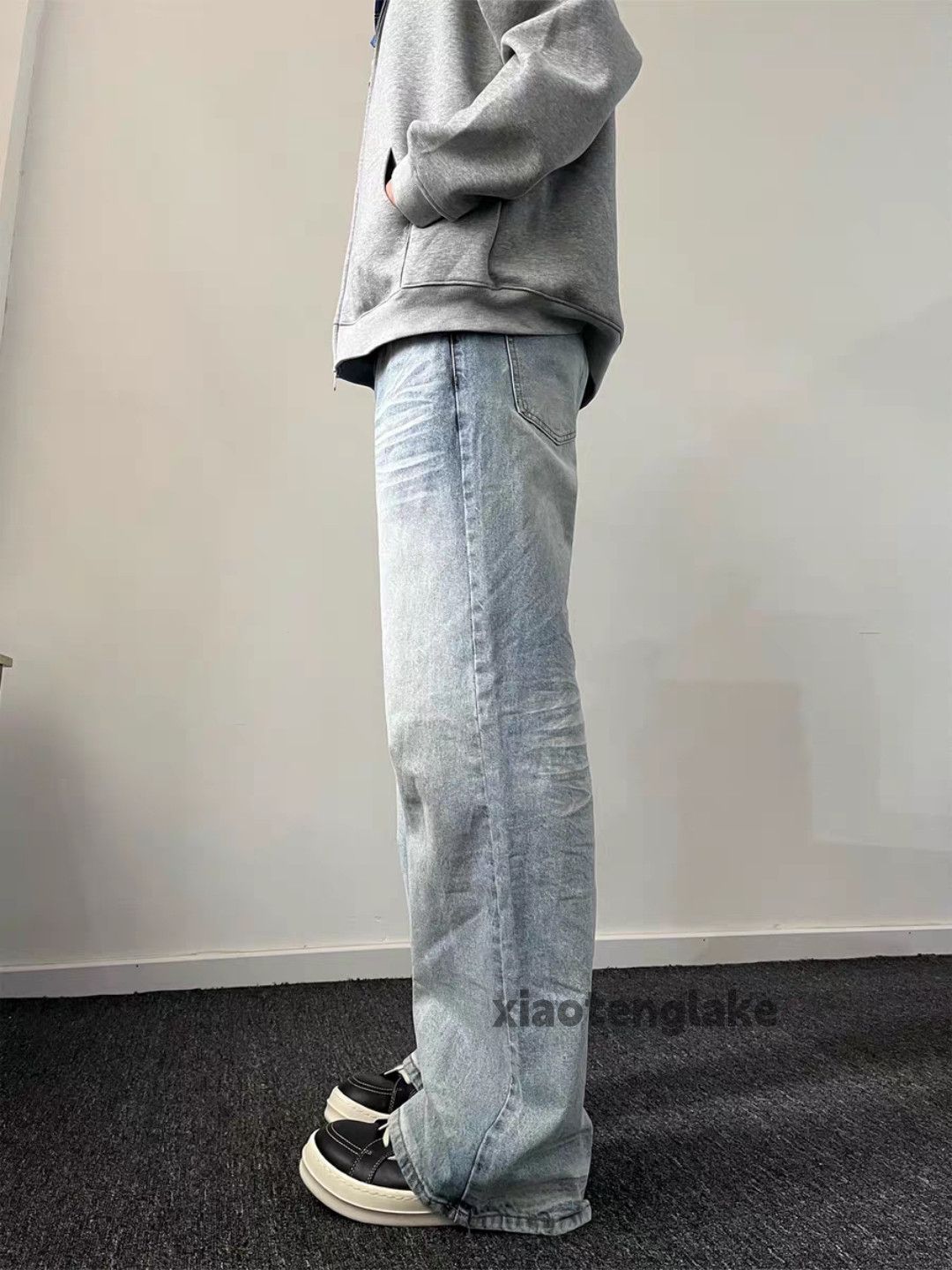 Jean × Vintage washed faded cleanfit yuppie y2k bootcut flared jeans Size US 28 / EU 44 - 2 Thumbnail