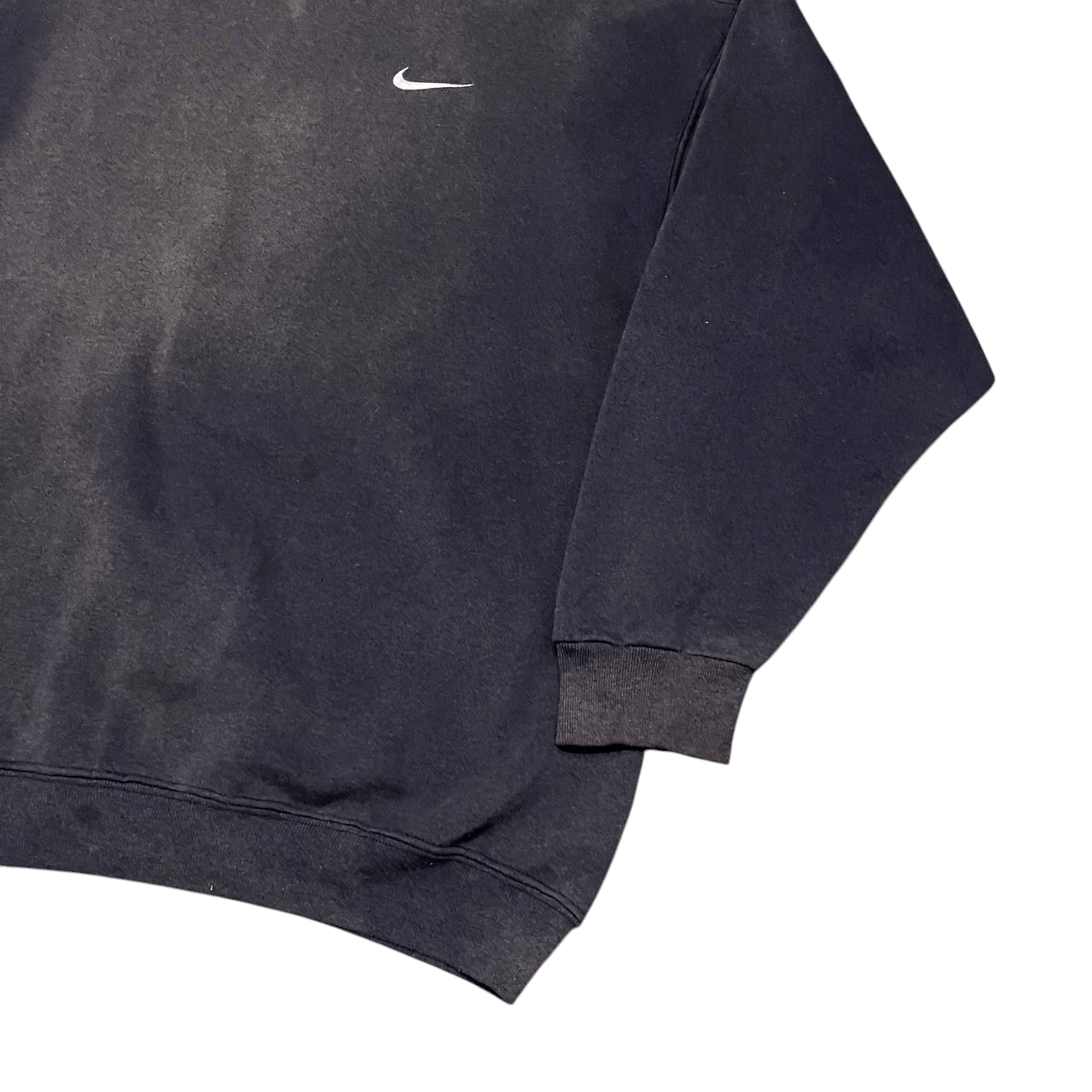 Nike Vintage 90's Nike Mini Swoosh Crewneck Sweatshirt Faded Size US L / EU 52-54 / 3 - 4 Thumbnail