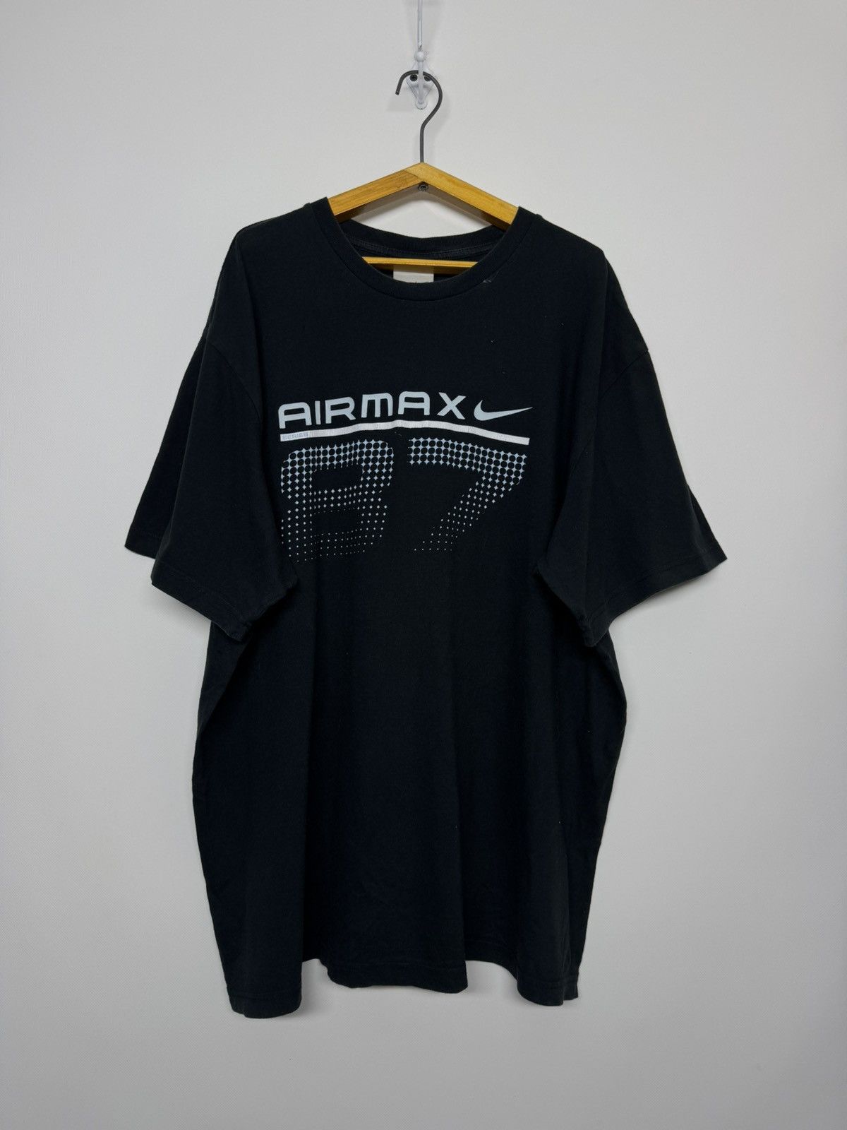 Nike Vintage Y2k Nike Air Max Big Swoosh T Shirt 00’s Size US XL / EU 56 / 4 - 3 Thumbnail