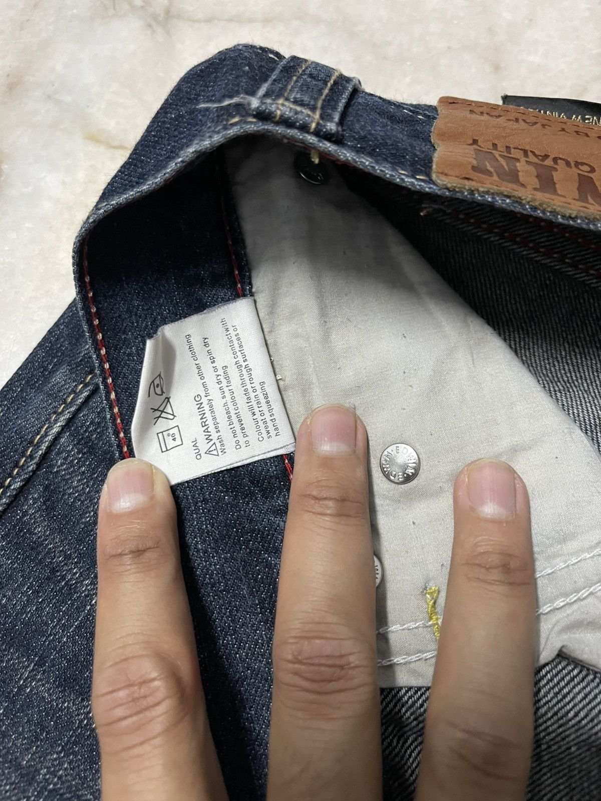 Edwin × Japanese Brand Edwin Denim Jeans Blue Size US 34 / EU 50 - 8 Thumbnail