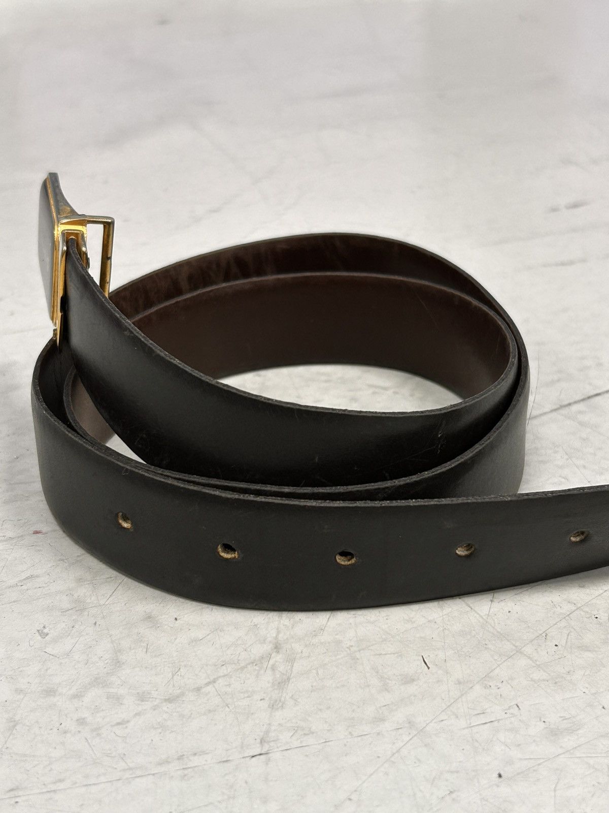 Christian Dior Monsieur Christian Dior Brown Vintage Belt Size ONE SIZE - 2 Thumbnail