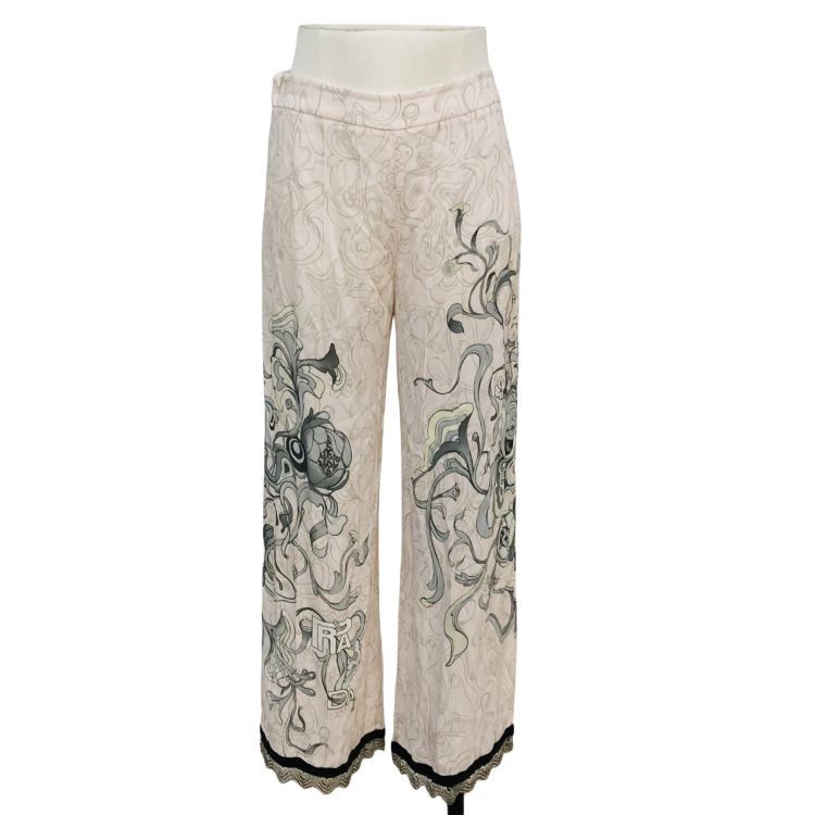 Prada Prada Floral Print Pants Size 40 Size 27" / US 4 / IT 40 - 1 Thumbnail