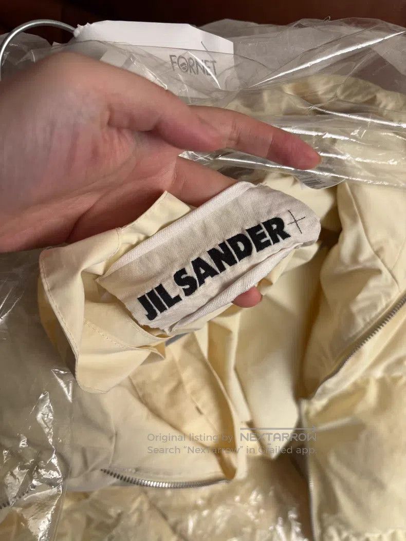 Jil Sander Jil Sander size 34 Beige zippered down jacket with hood Size M / US 6-8 / IT 42-44 - 4 Thumbnail