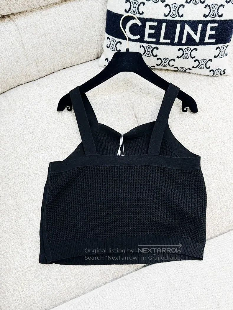 Chanel Chanel 21P black side button knitted suspender Size XS / US 0-2 / IT 36-38 - 3 Thumbnail
