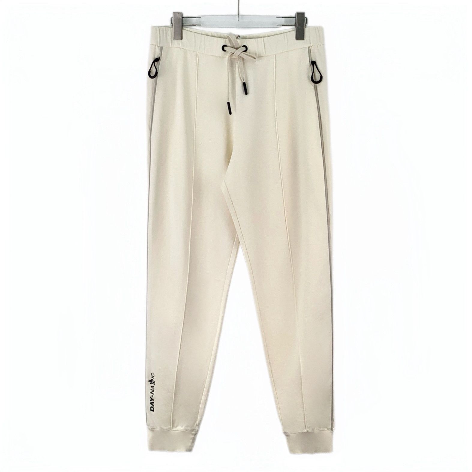 Moncler Moncler Logo Drawstring Pants Beige (L) Size US 32 / EU 48 - 1 Thumbnail