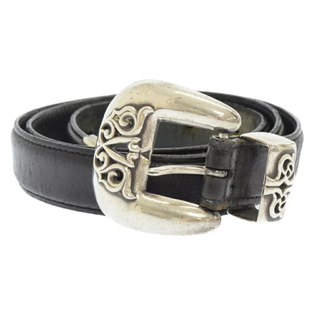 image of Chrome Hearts 3Pc Classic Belt in Black, Men's (Size 32)