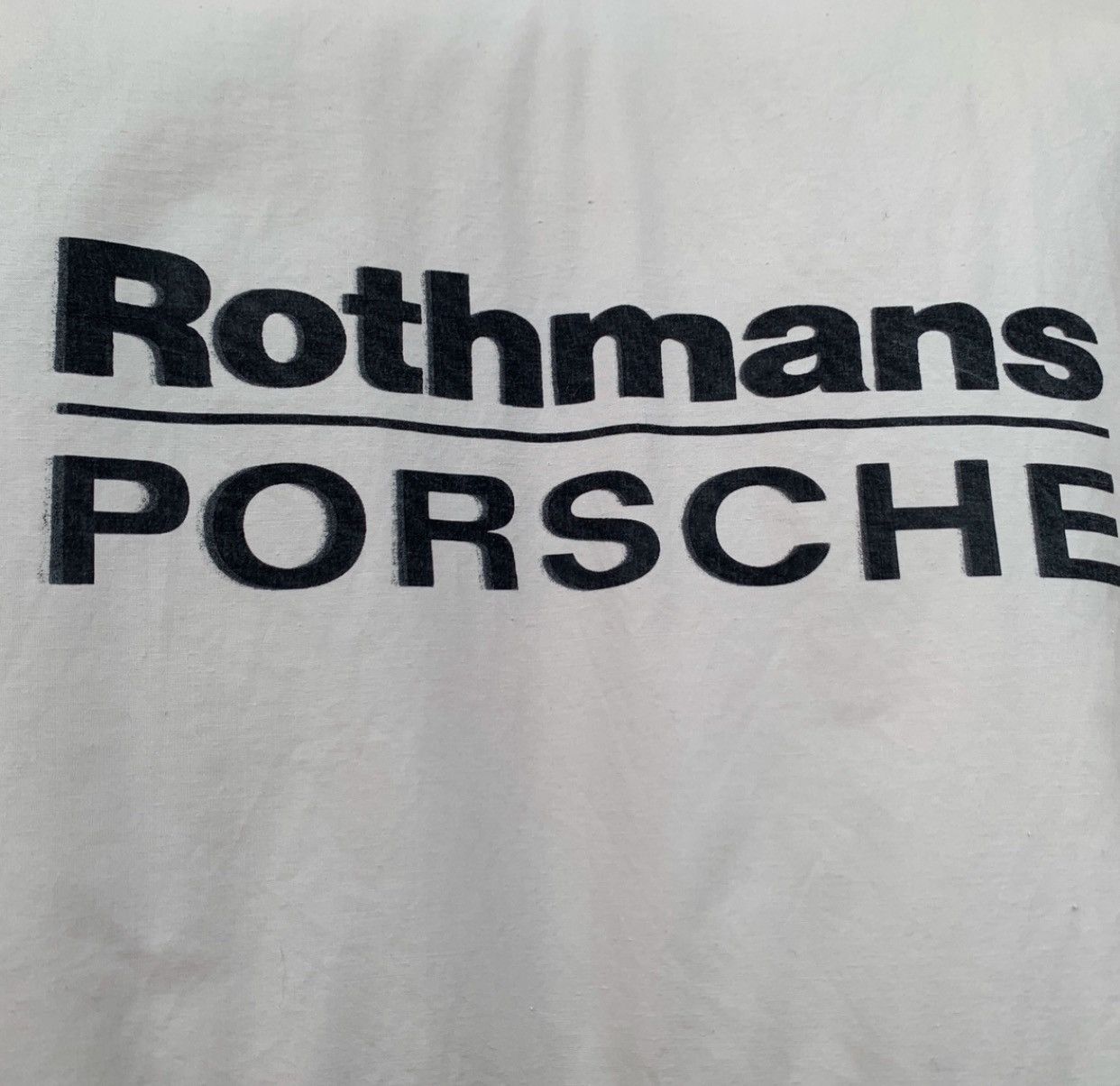 Porsche Design VINTAGE 1980s ROTHMAN PORSCHE ZIPPER JACKET CREAM Size US L / EU 52-54 / 3 - 16 Thumbnail