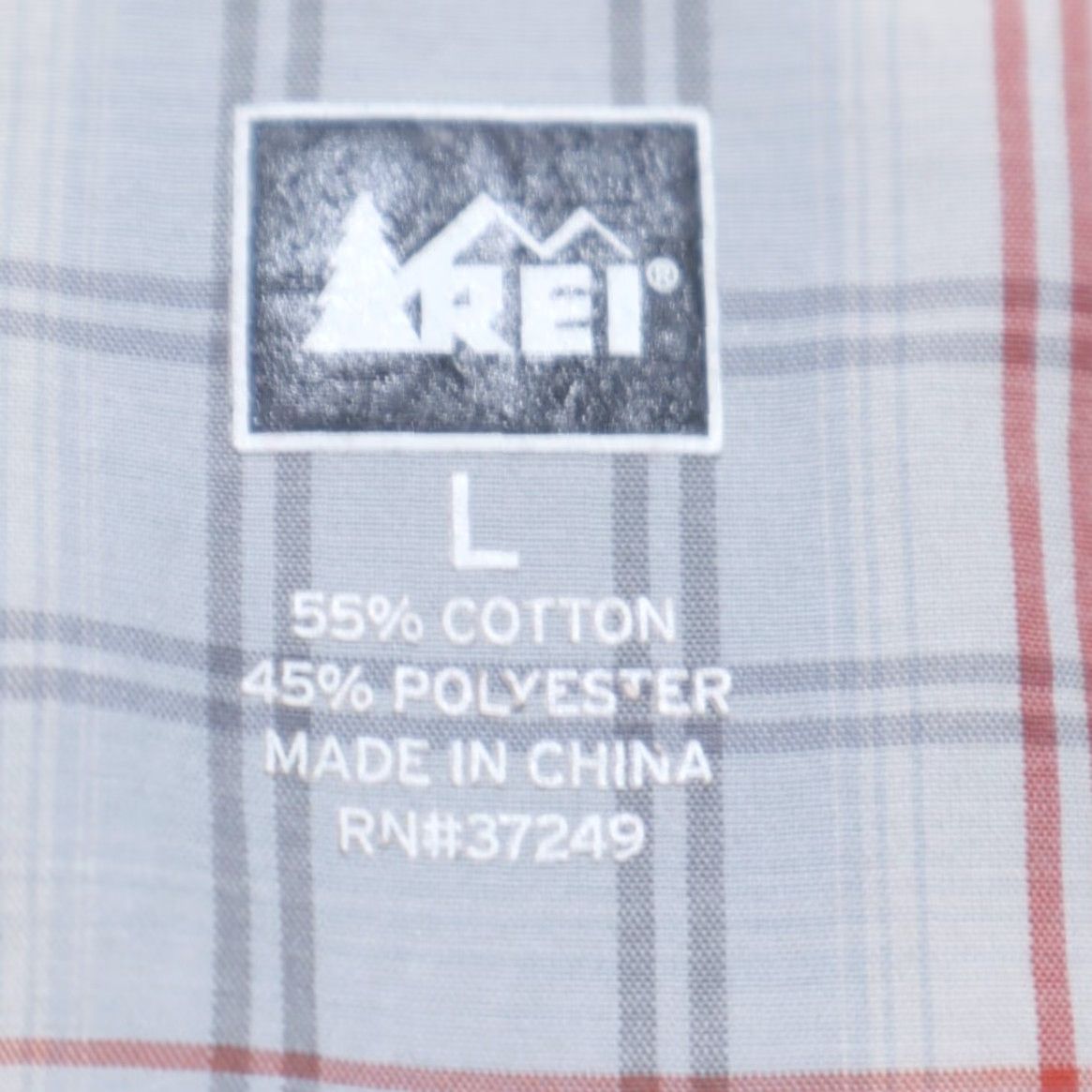 Vintage REI Snap Up Camp Cotton Blend Plaid Shirt Gray Men's L Size US L / EU 52-54 / 3 - 5 Thumbnail