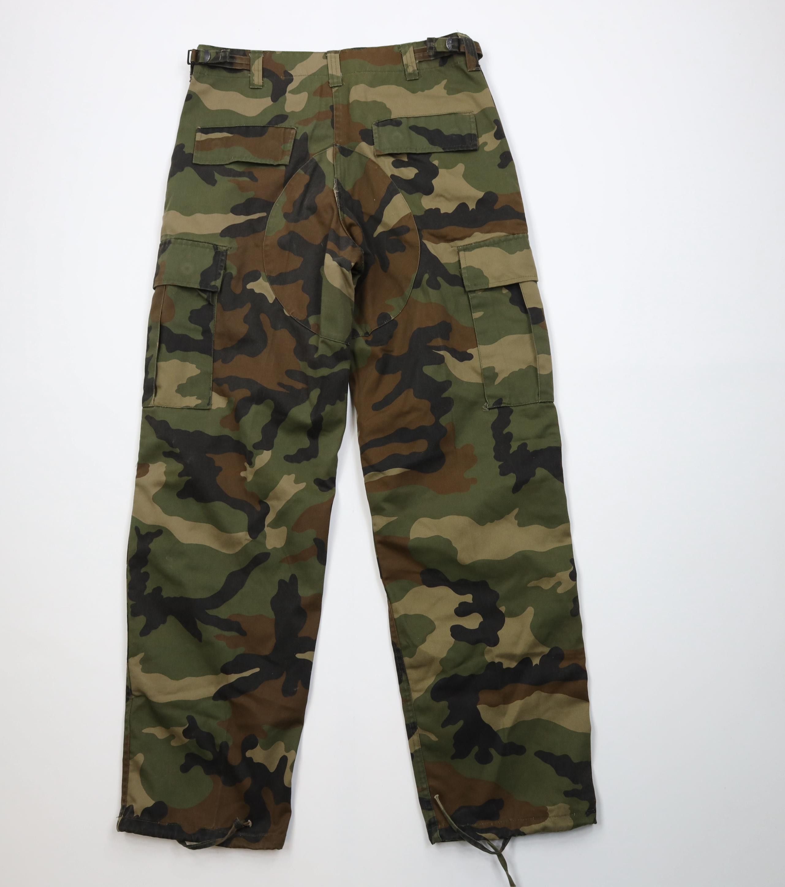 Vintage Vintage 90s Streetwear Double Knee Camouflage Cargo Pants Size US 32 / EU 48 - 9 Thumbnail
