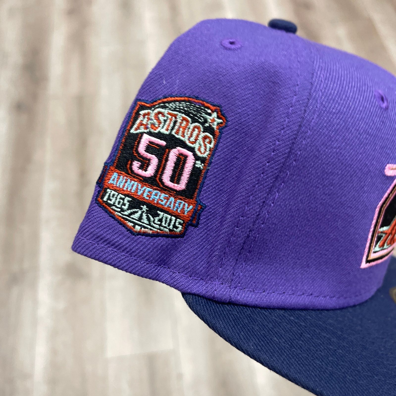 New Era New Era Houston Astros 59FIFTY fitted hat Purple Navy 7 1/4 Size ONE SIZE - 4 Thumbnail