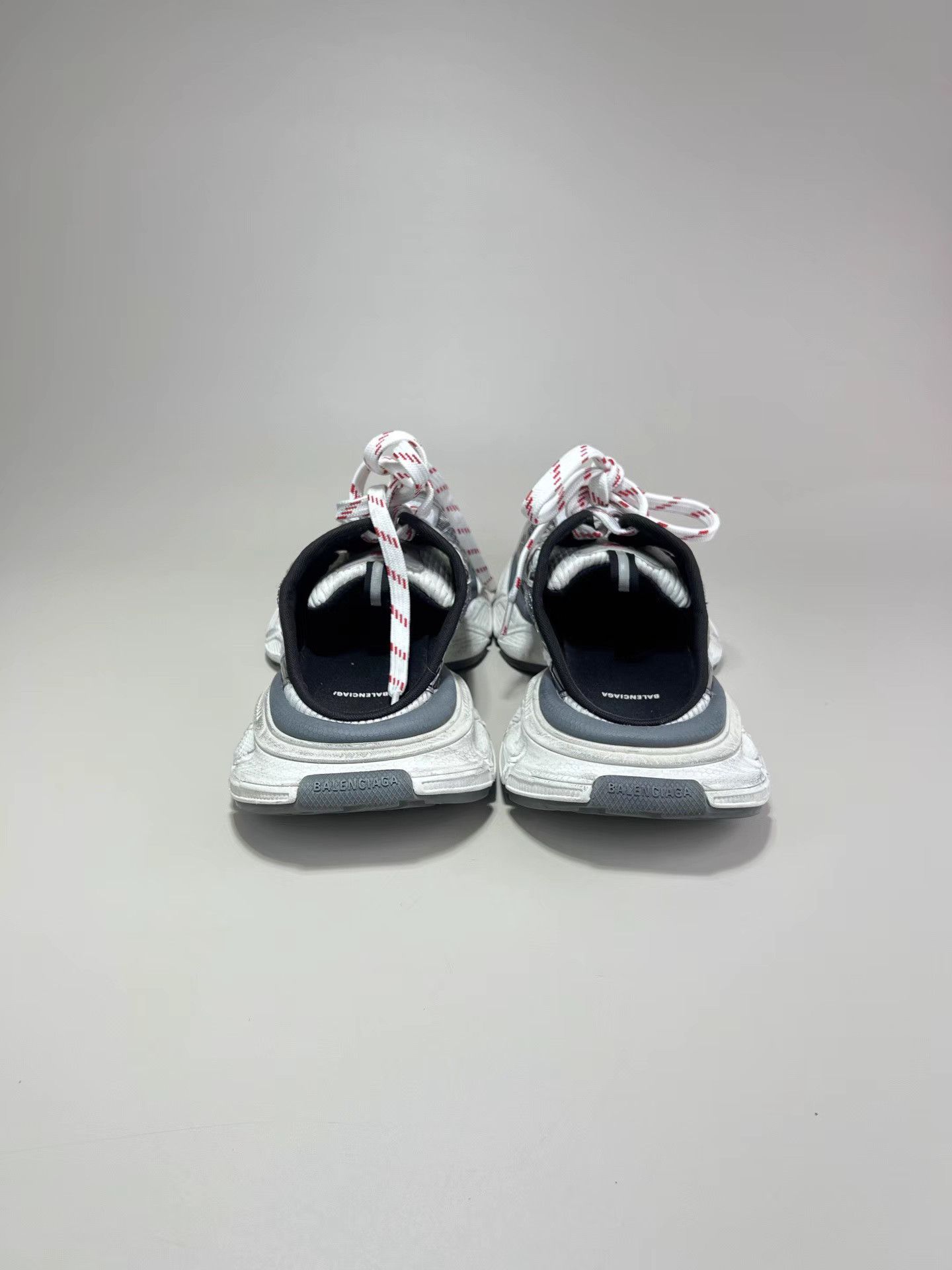 Balenciaga BALENCIAGA 3XL Grey Silver Mule Sneakers Size US 10 / EU 43 - 3 Thumbnail