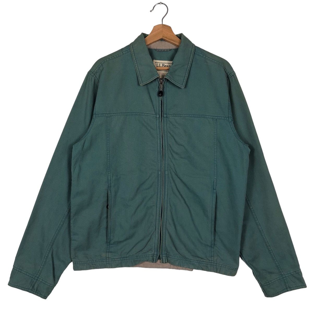 Japanese Brand 🔥90’s Chore Work Jacket Duck Canvas L.L.Bean Size US S / EU 44-46 / 1 - 1 Thumbnail
