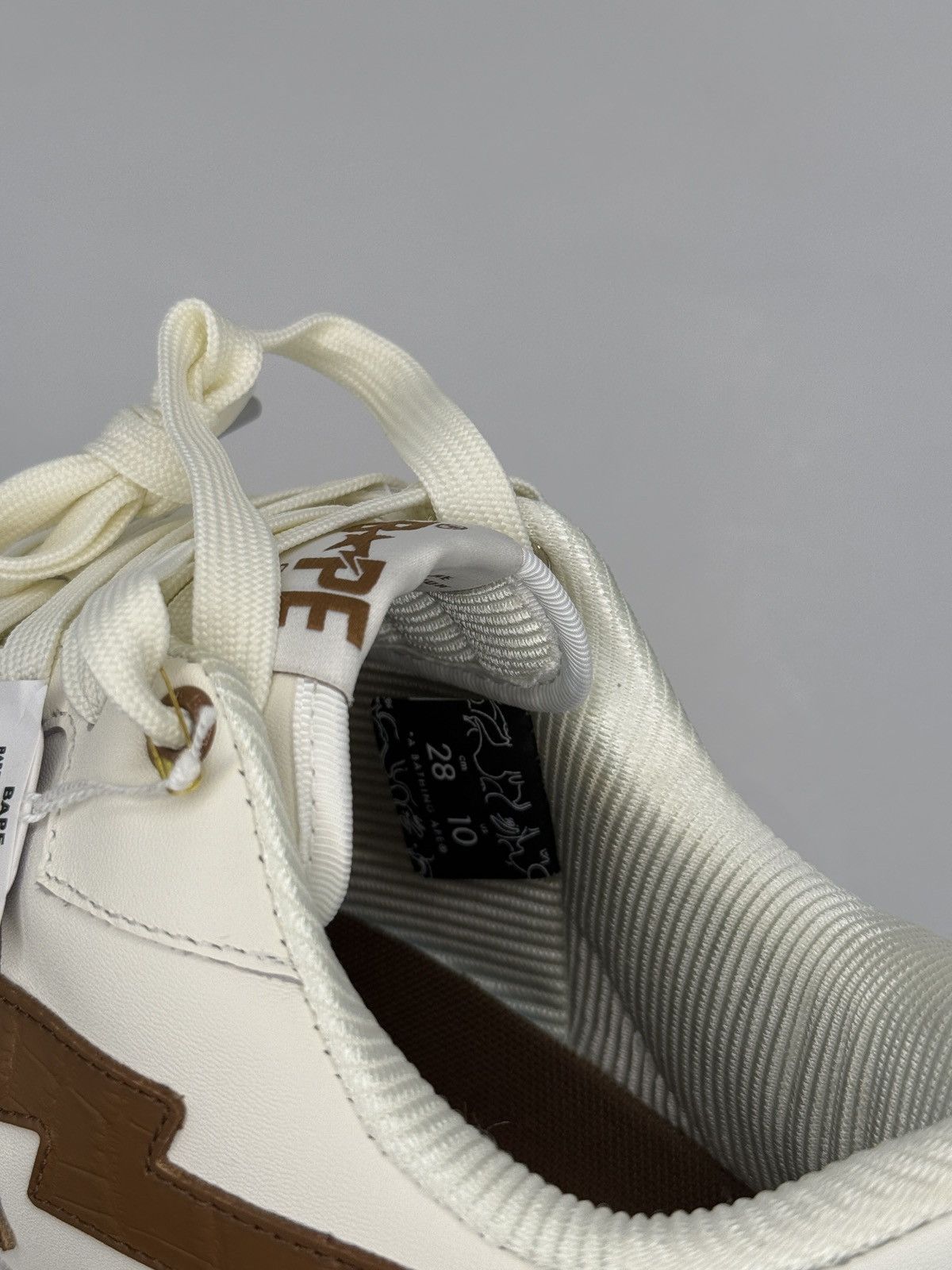 Bape Bape Sta Icon #1 White Brown Croc size 10 Size US 10 / EU 43 - 8 Thumbnail
