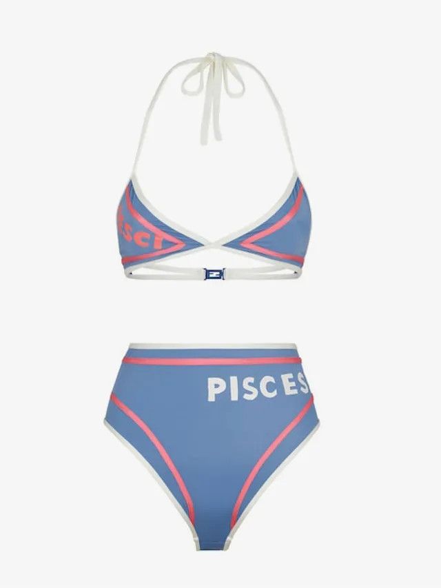 Fendi o1loc1c0824 Swimsuit in Blue Size 30" / US 8 / IT 44 - 1 Preview