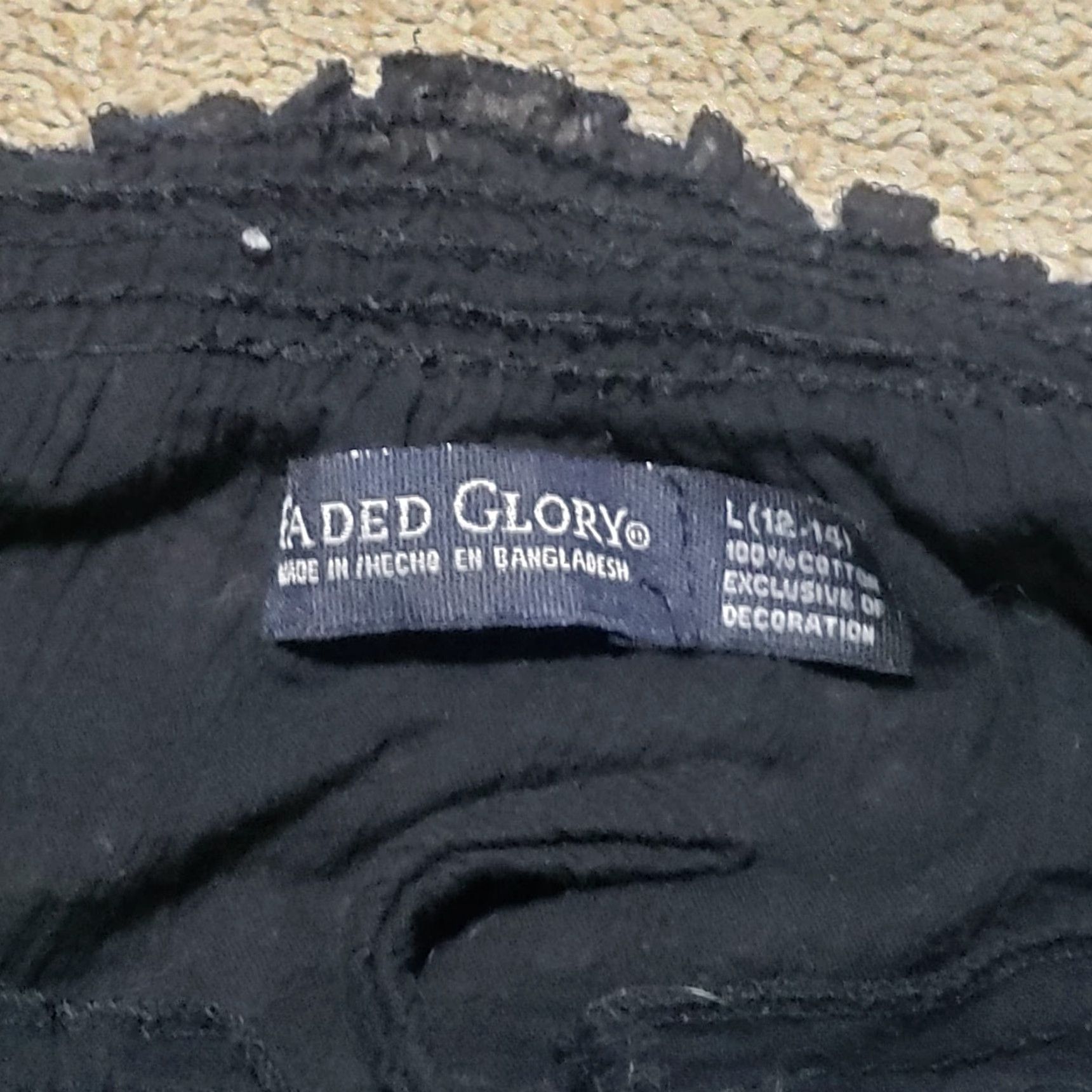Faded Glory Faded Glory Shirt Black Lightweight Short Sleeve Large L Men’s Size Size L / US 10 / IT 46 - 3 Thumbnail