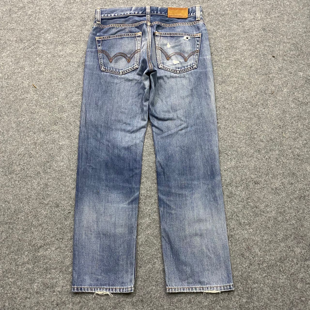 If Six Was Nine Vintage 90s Edwin 503 Premium Distressed denim Size US 32 / EU 48 - 2 Thumbnail
