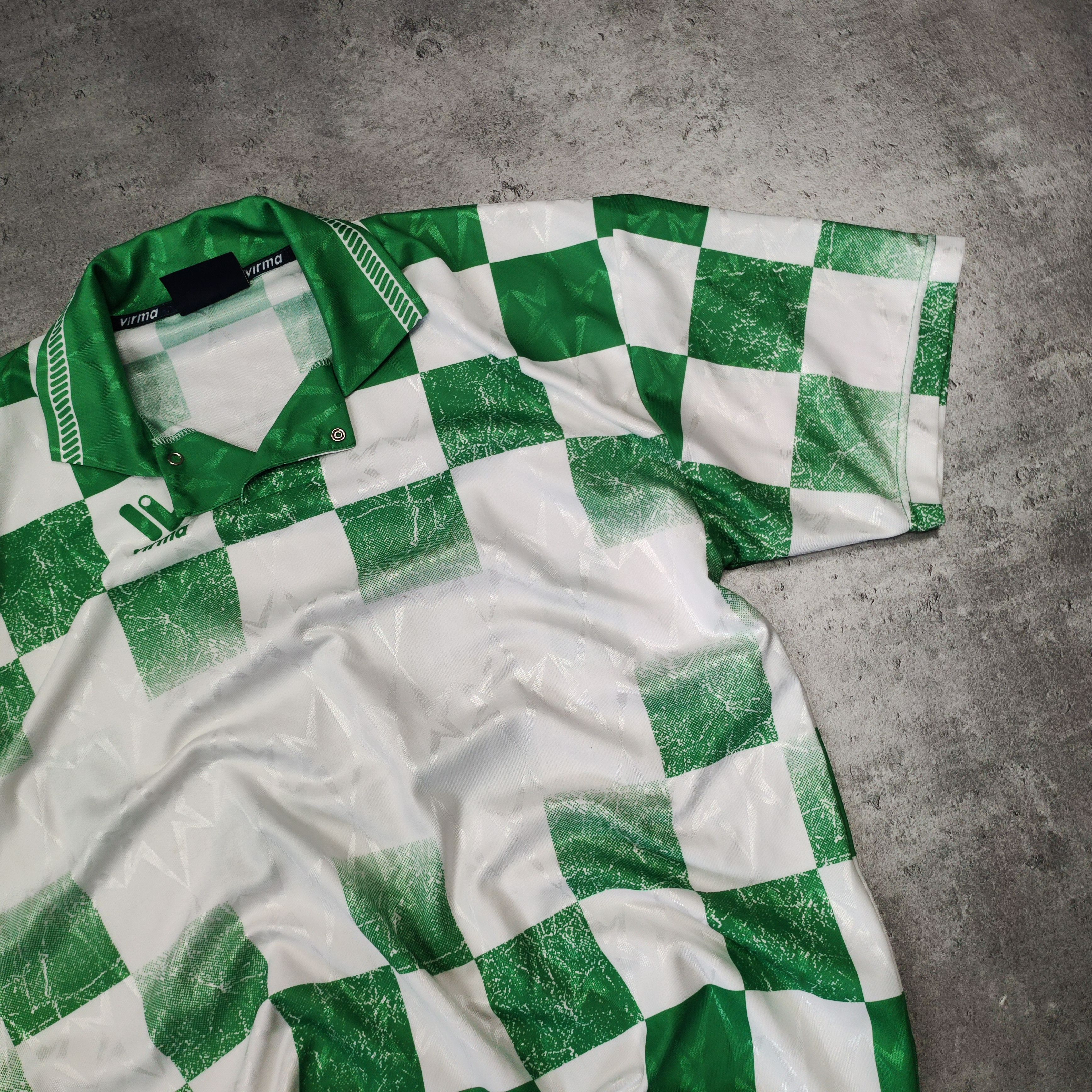 Vintage Vintage RARE 90s Avant Garde Football Longsleeve Jersey Size US XL / EU 56 / 4 - 3 Thumbnail