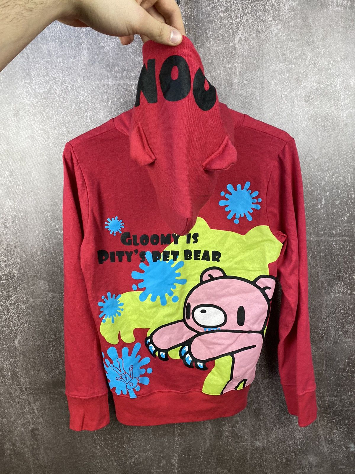 Japanese Brand × Vintage Japan brand Y2K Gloomy bears zip hoodie Size M / US 6-8 / IT 42-44 - 2 Thumbnail