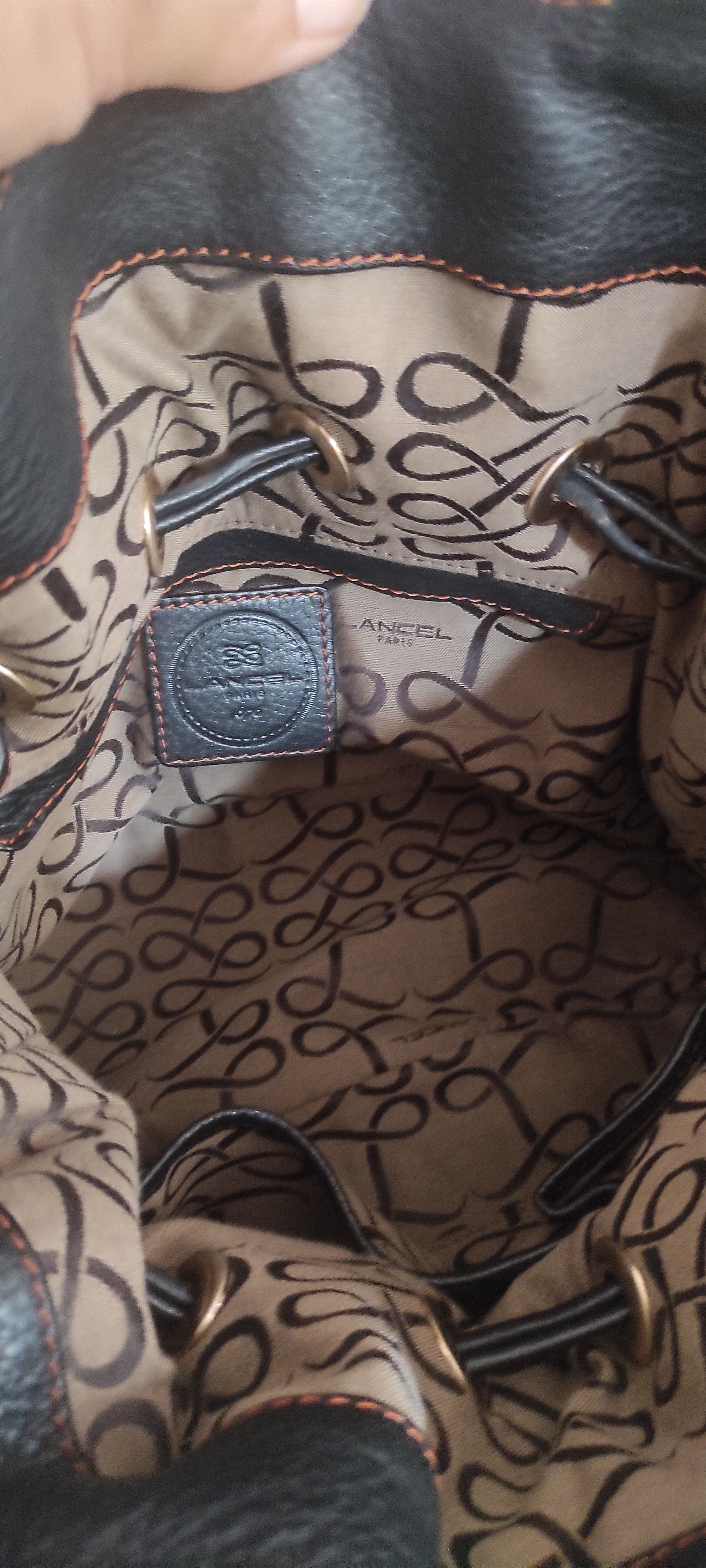 Lancel Lancel Premier Flirt Bag Mocha Cowhide Leather Bucket Bag Size ONE SIZE - 17 Thumbnail