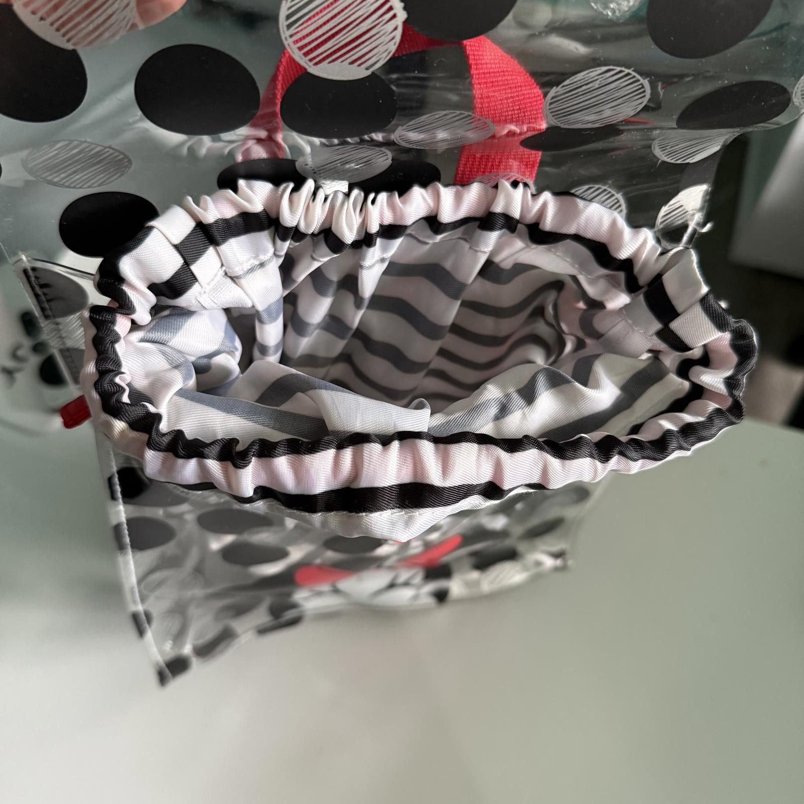 Disney Minnie Mouse Clear Backpack with Polka Dots Size ONE SIZE - 3 Thumbnail