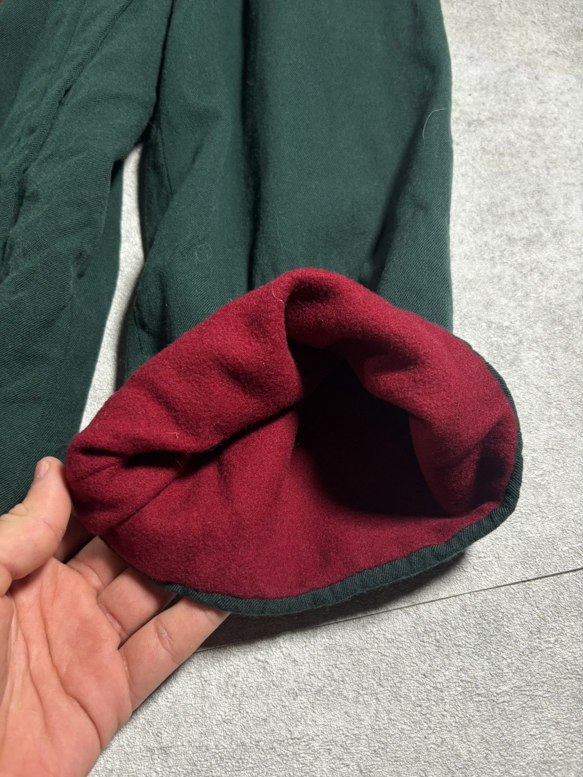 Aquascutum VINTAGE AQUASCUTUM Pure Wool Overcoat Dark Green showerproff Size US XL / EU 56 / 4 - 5 Thumbnail