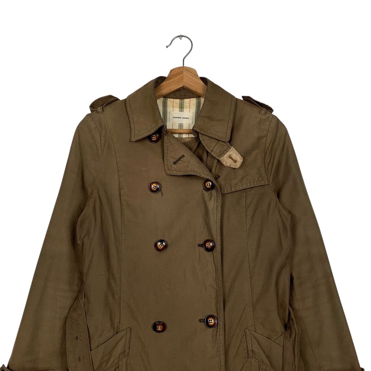 Japanese Brand Japanese Brand Nombre Impair Double Breasted Trench Coat Size S / US 4 / IT 40 - 2 Thumbnail