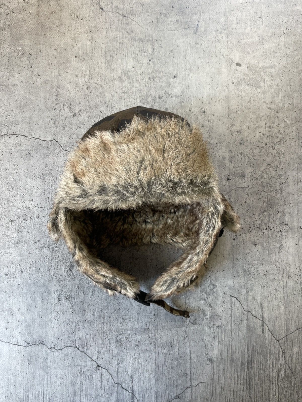 Japanese Brand × Vintage Y2K HYPE FUZZY VINTAGE MOHAIRE AVIATOR USSR USHANKA HAT Size ONE SIZE - 2 Thumbnail