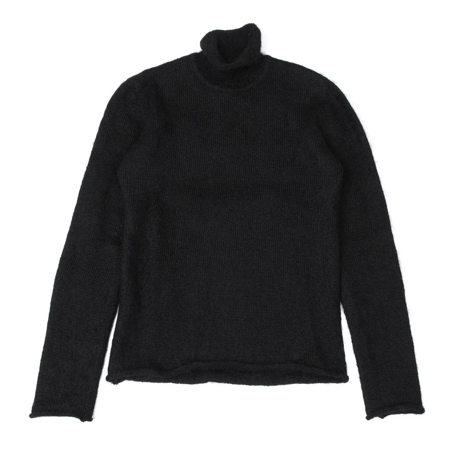 Jean Paul Gaultier Wool Blend Turtleneck Knit Sweater in Black Size 48 Size US M / EU 48-50 / 2 - 1 Thumbnail