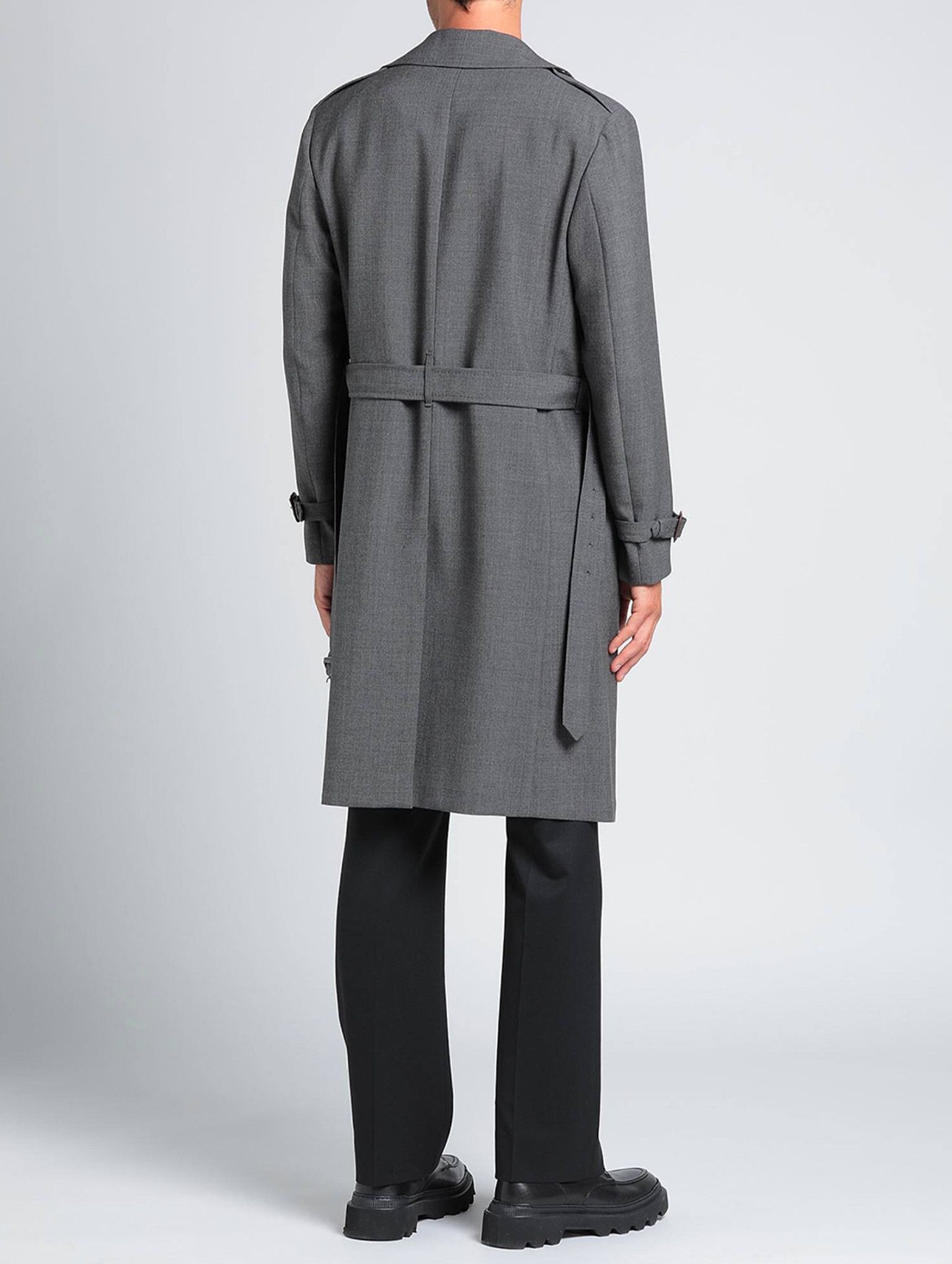 Lardini Mohair Wool Double-Breasted Trench Coat Size US M / EU 48-50 / 2 - 4 Thumbnail