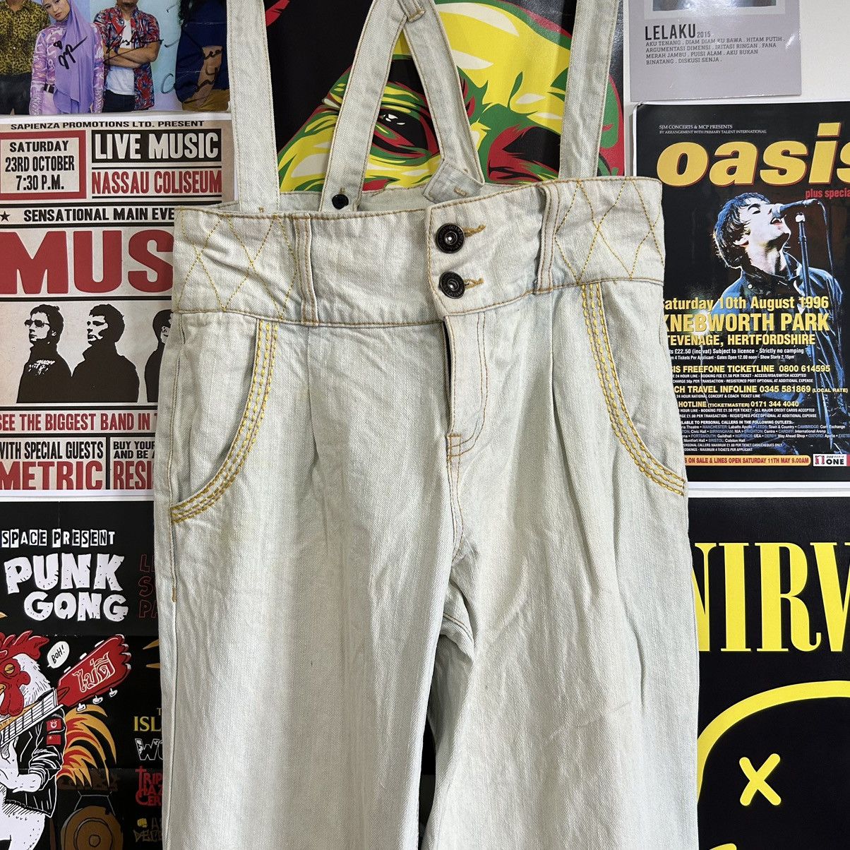 Vintage Vintage Japanese Brand Flare Overall Size US 32 / EU 48 - 3 Thumbnail