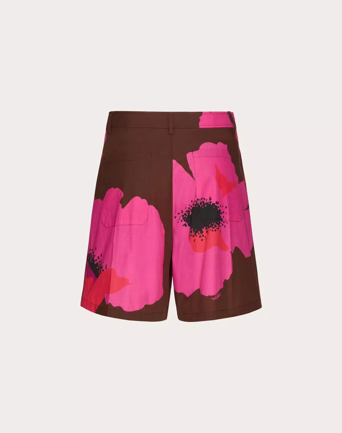 Valentino oc11z0725 Cotton Poplin Bermuda Shorts in Multicolor Size US 38 / EU 54 - 2 Thumbnail