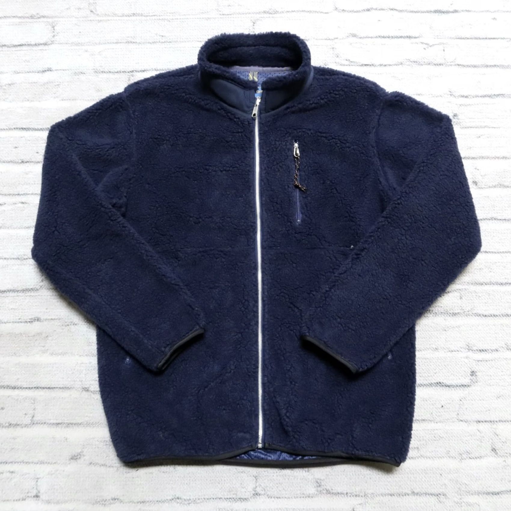 Vintage Oregonian Outfitters Pile Fleece Jacket Navy L Jacket Men Size US L / EU 52-54 / 3 - 2 Thumbnail