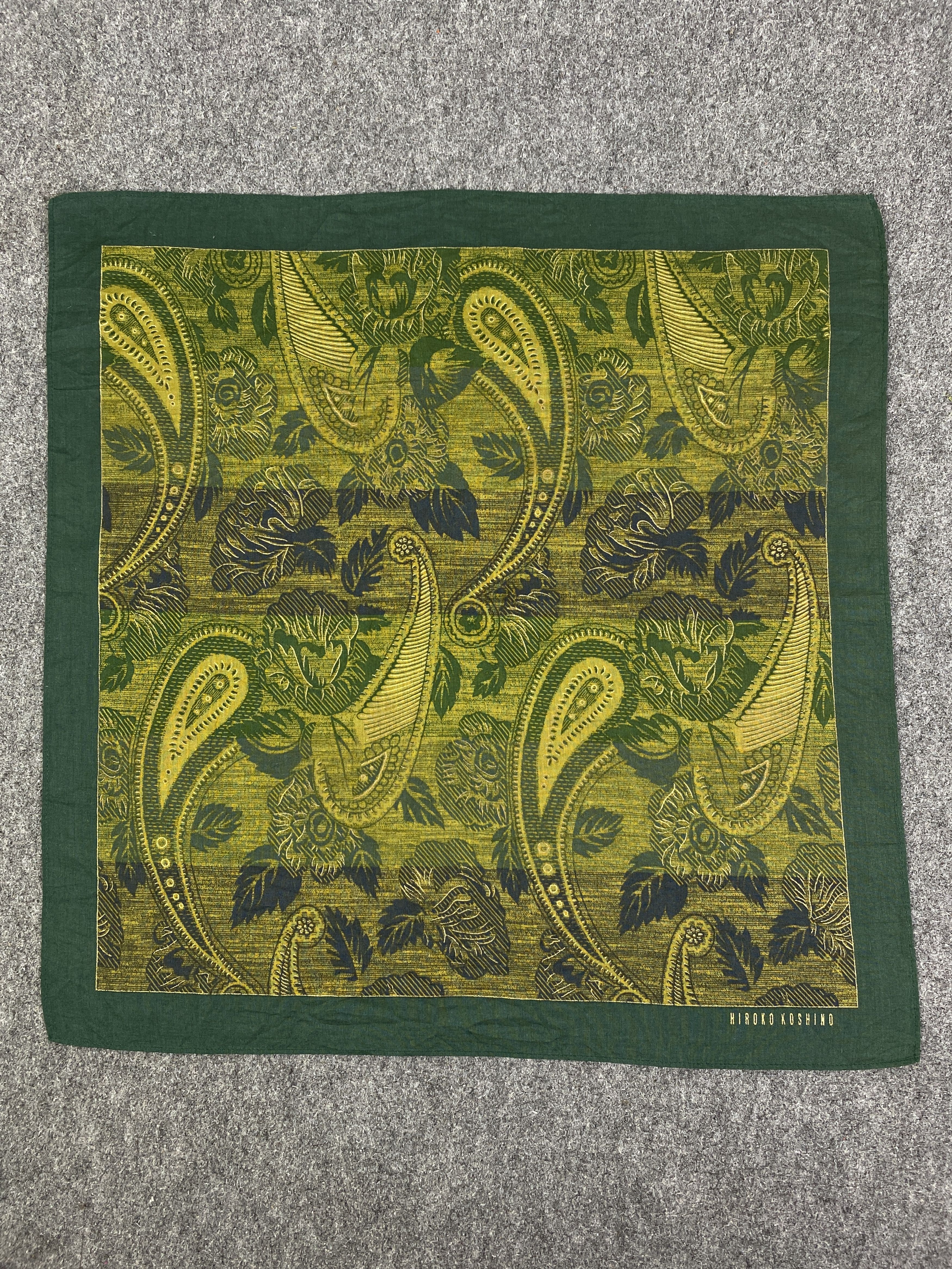 Hiroko Koshino Homme Hiroko Koshino Handkerchief / Neckerchief HKC1055 Size ONE SIZE - 4 Thumbnail