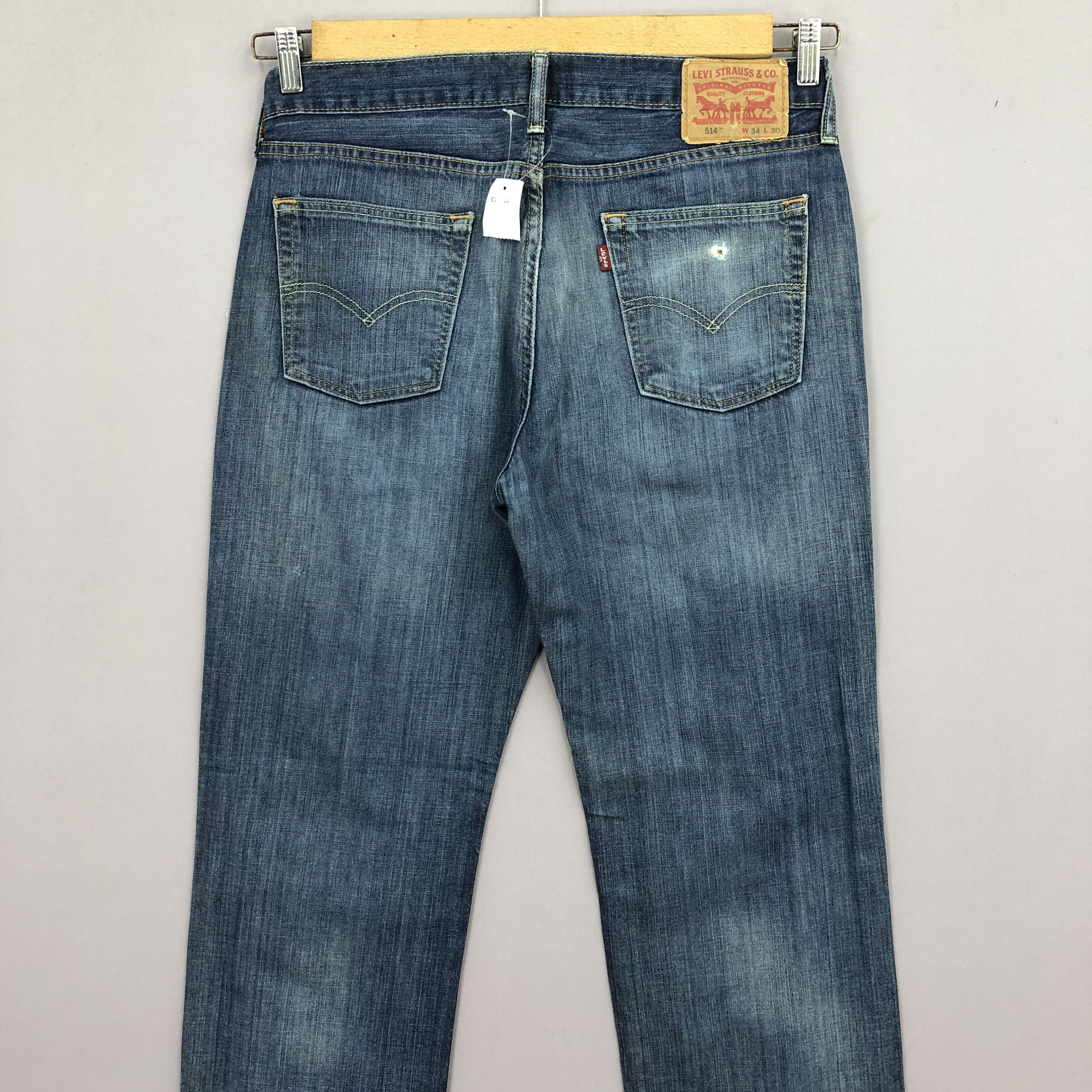 Levi's Vintage Levis 514 Distressed Jeans Levi's Denim Pant Size US 32 / EU 48 - 4 Thumbnail